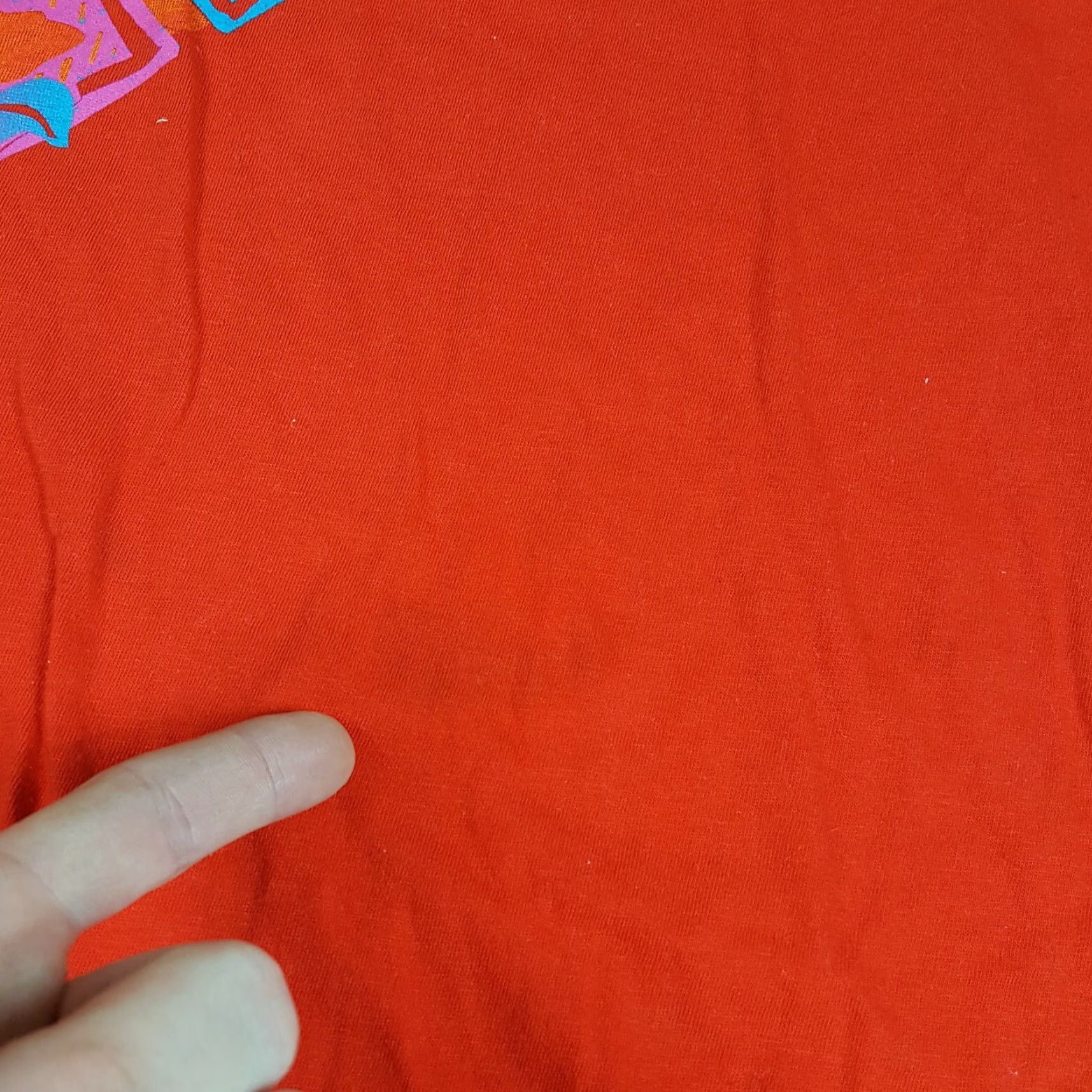 Vintage VTG 90s Tropical Island Art Men's 2XL Red T Shirt Surf Fish Beach Summer Simply Basic Crew Neck Short Sleeve Vintage Size US XXL / EU 58 / 5 - 4 Thumbnail
