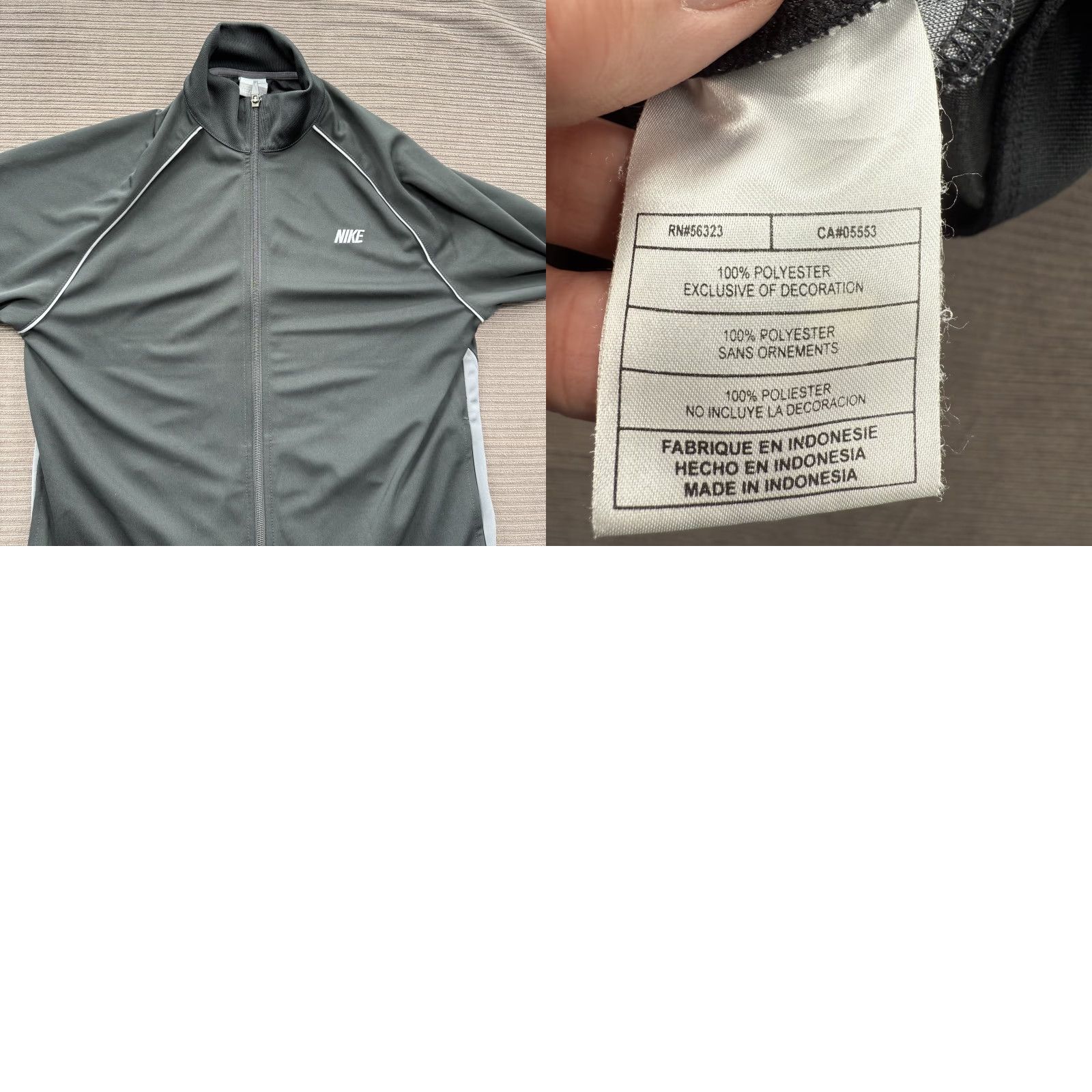 Nike Nike Jacket Mens M Black Full Zip Training Track Poly Athletic Logo Swoosh Size US M / EU 48-50 / 2 - 8 Thumbnail