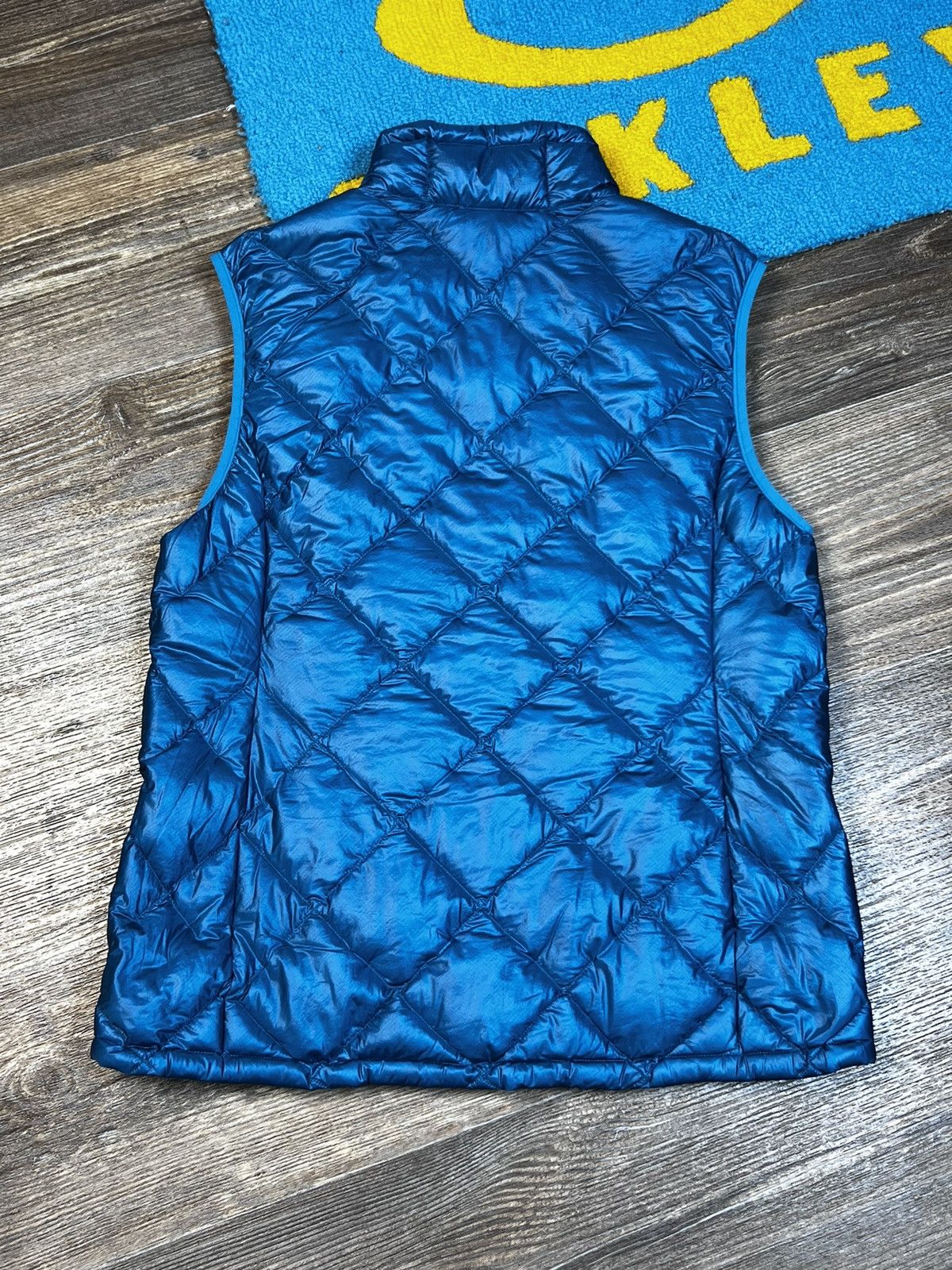 Japanese Brand × Montbell Montbell Quilted Full Zip Puffer Blue Vest Jakcet Size L / US 10 / IT 46 - 7 Thumbnail