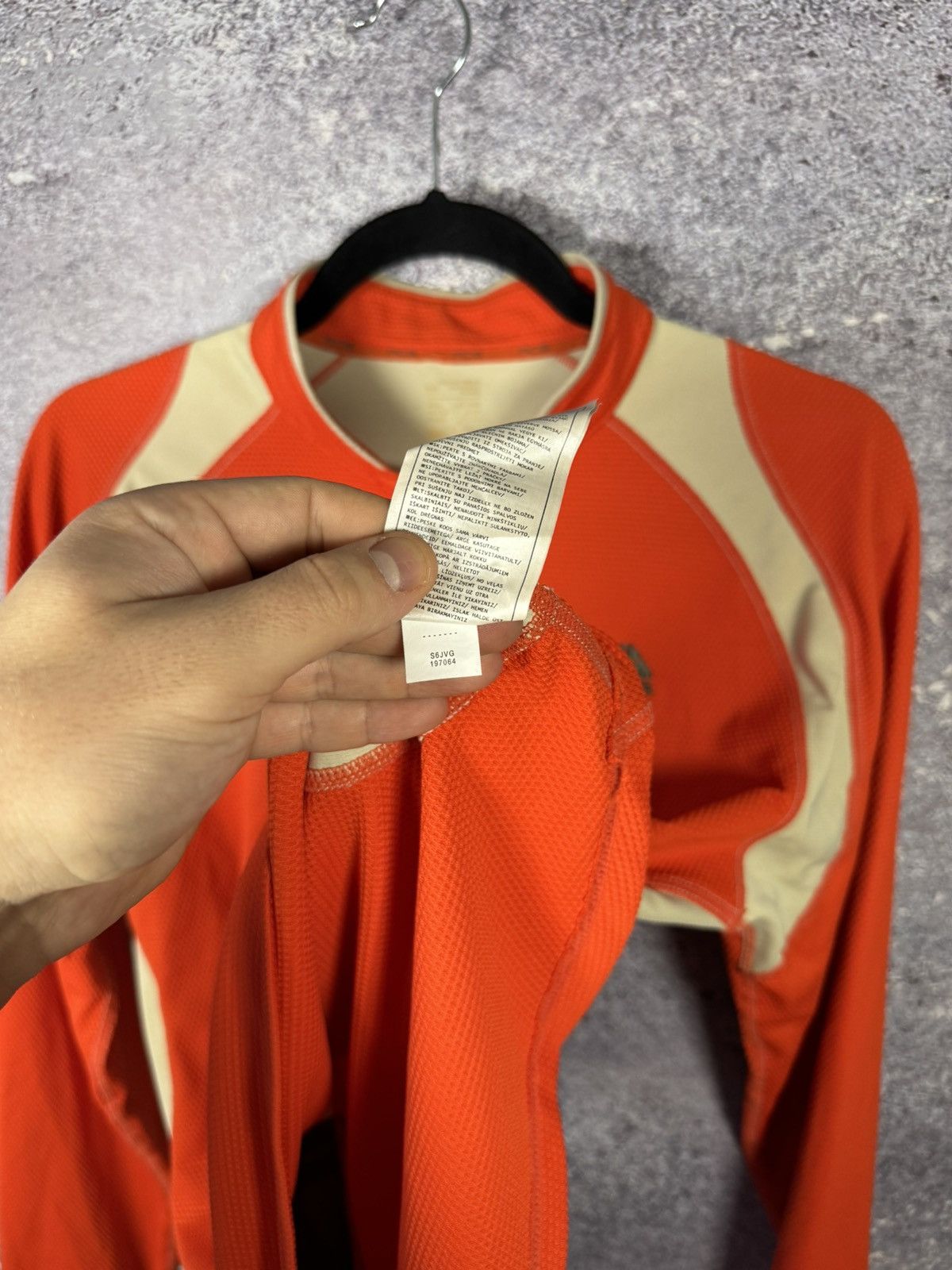 Nike × Nike ACG × Vintage Vintage Nike ACG Termo Quater Zip Sweatshirt Orange Medium Size US M / EU 48-50 / 2 - 7 Thumbnail