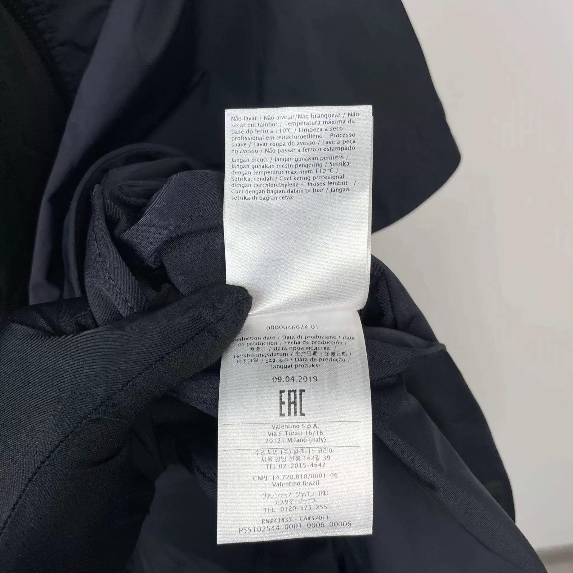 Valentino Valentino Cloak 46 Navy Size L / US 10 / IT 46 - 9 Thumbnail