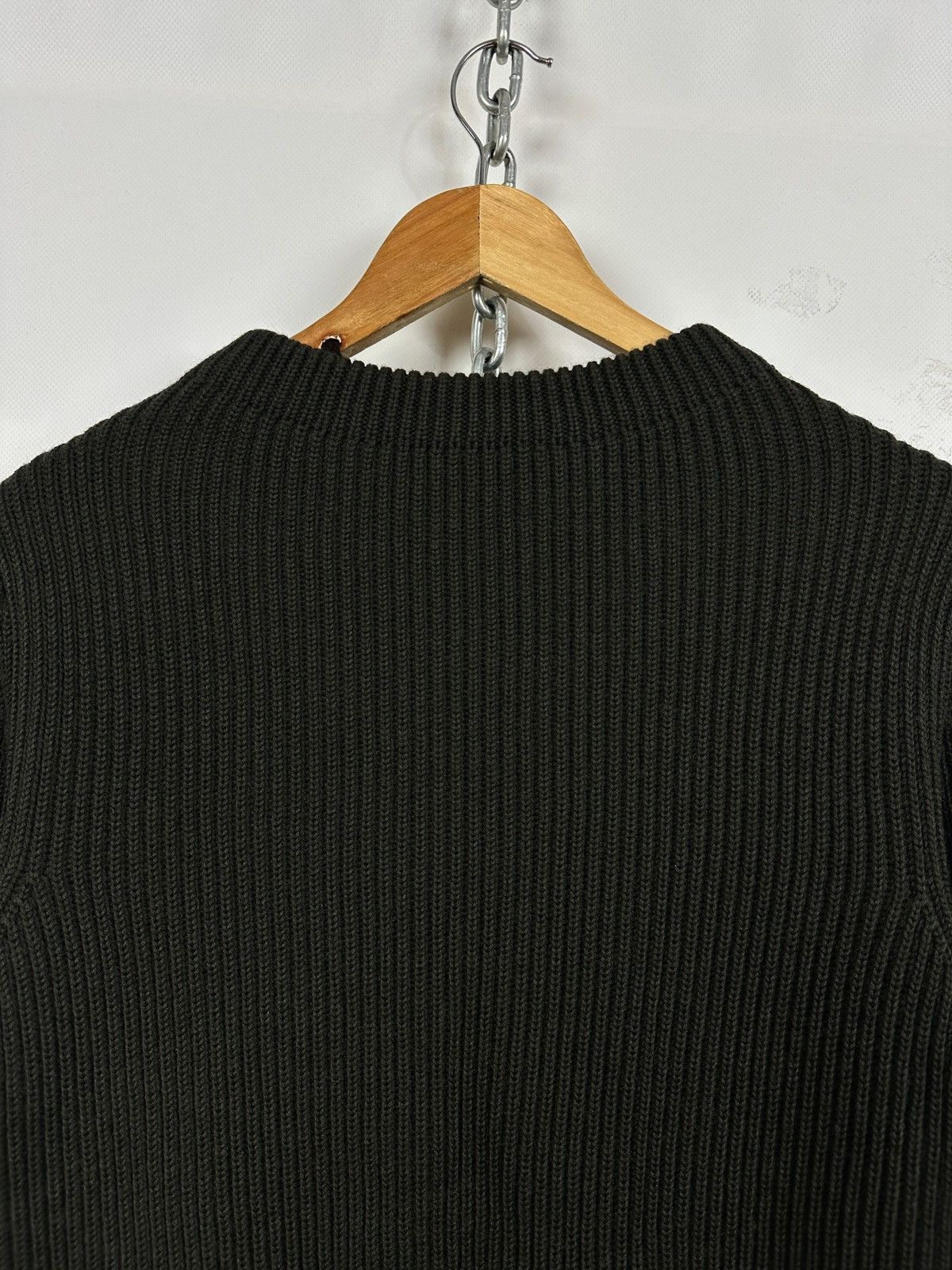 Andersen Andersen Andersen-Andersen Crewneck Navy Green Wool Sweater Size US S / EU 44-46 / 1 - 15 Thumbnail