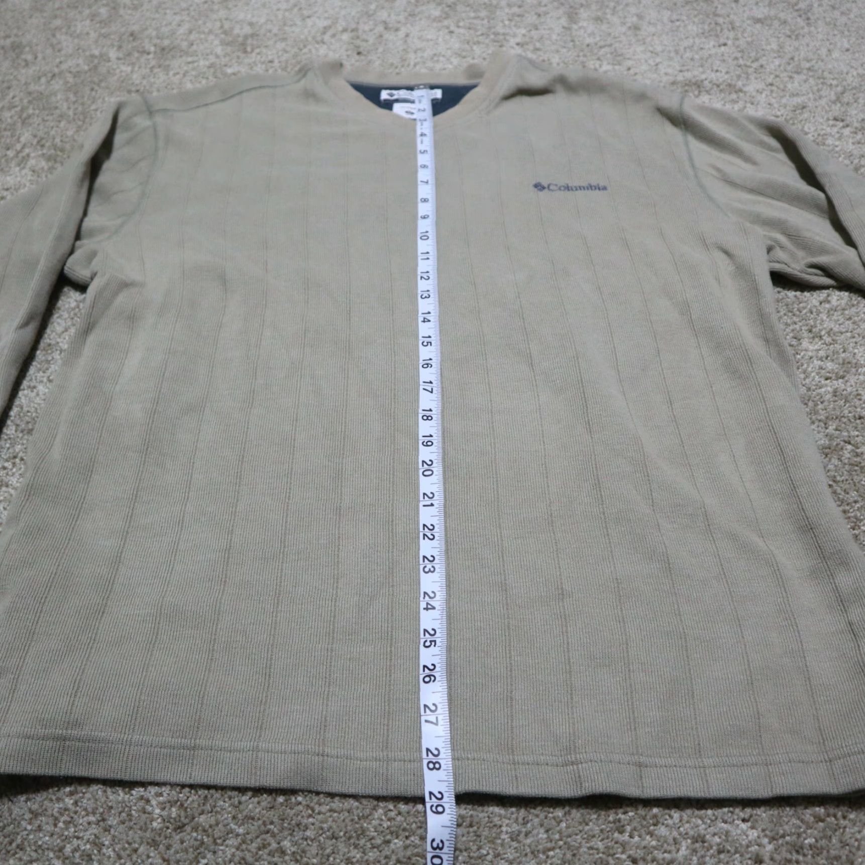 Vintage Columbia Sweater Shirt Mens XL Tan Brown Ribbed Knit Crew-neck Classic Size US XL / EU 56 / 4 - 4 Thumbnail
