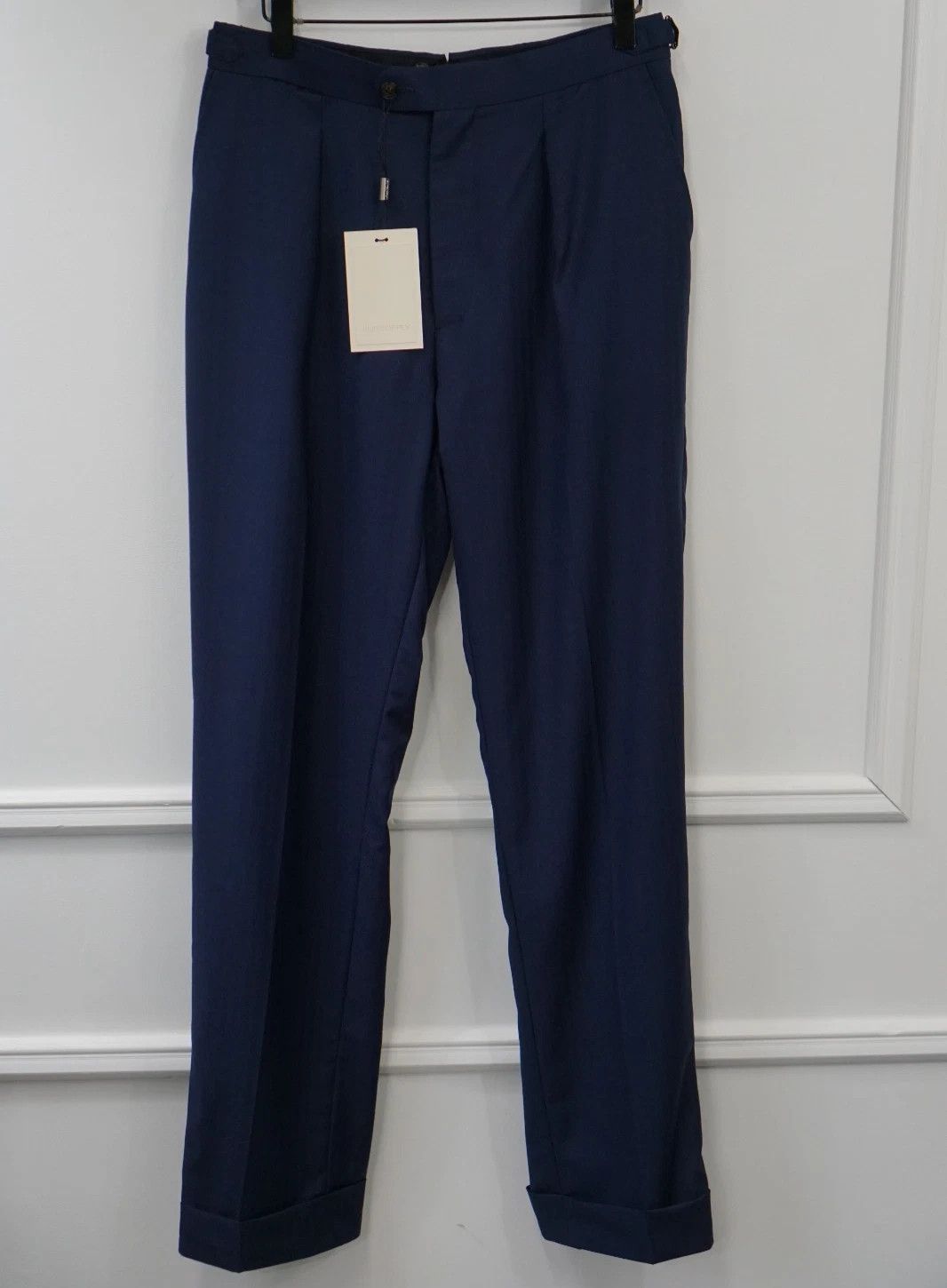 Men Suitsupply Pants Trousers Brescia Navy Blue 98 UK/US40L