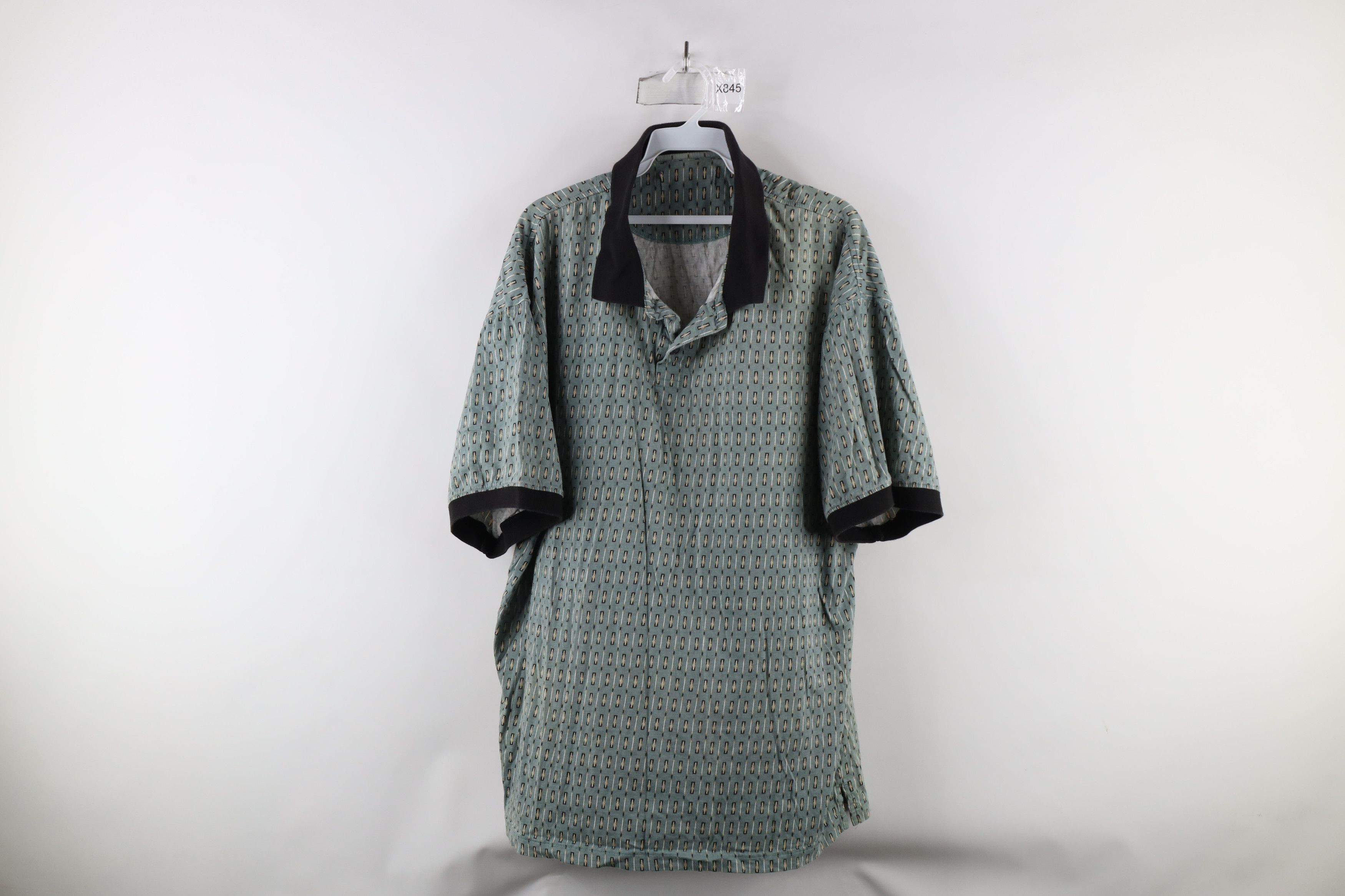 Vintage Vintage 90s Streetwear Collared Golf Polo Shirt Cotton Size US XXL / EU 58 / 5 - 1 Thumbnail
