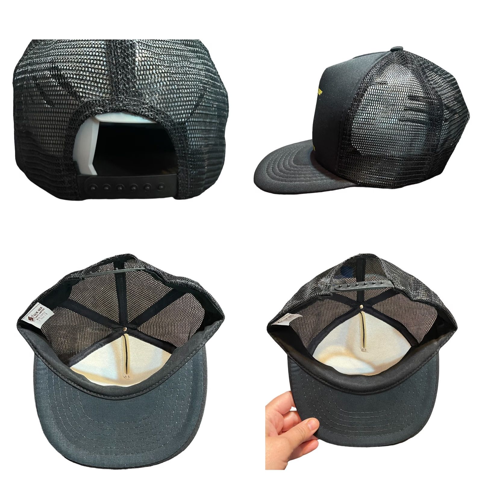 Vintage VINTAGE Snap-Back Trucker Hat Cap Adjustable Bold Leader Region Baseball Men Black 90s USA 80s Size ONE SIZE - 8 Thumbnail