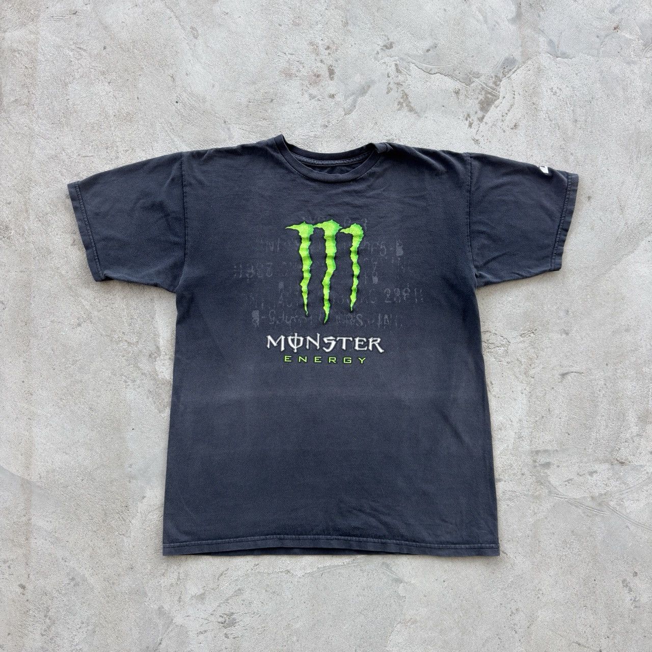 Vintage Monster Energy Tee Shirt Black Faded Medium Vintage Style Size US M / EU 48-50 / 2 - 1 Thumbnail