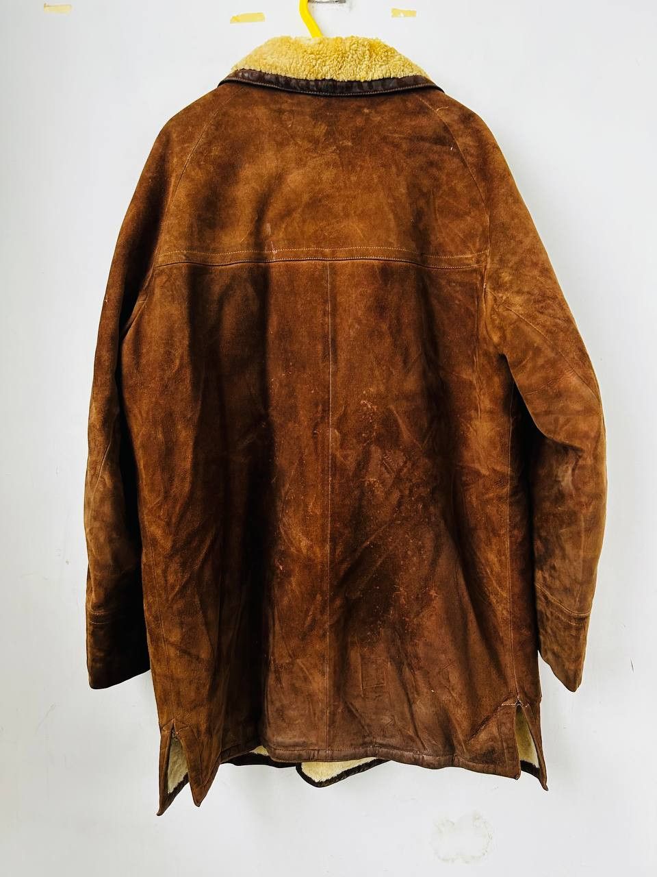 Leather Sheepskin Coat #78 Size US L / EU 52-54 / 3 - 2 Thumbnail