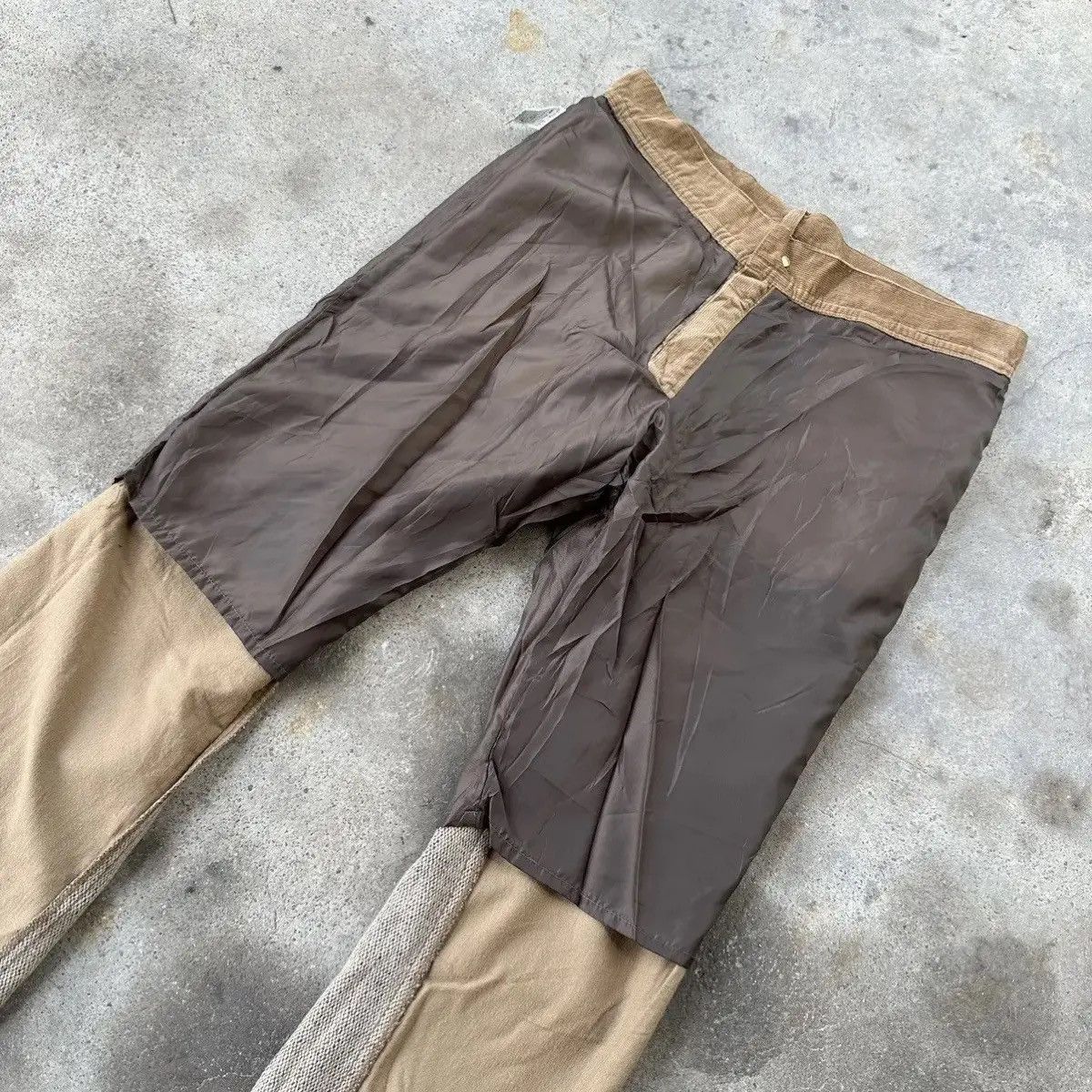 Vintage RARE!! FLARE/BOOTCUT JAPANESE VTG W31 L31 QUE CORDUROY PANTS Size US 31 - 12 Thumbnail