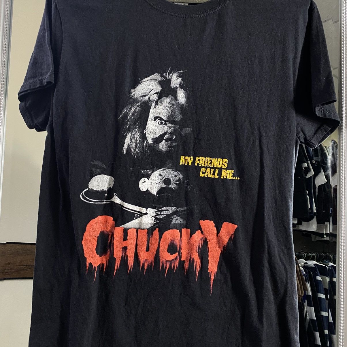 Fruit Of The Loom VINTAGE CHUCKY T-SHIRT UNIVERSAL Size US L / EU 52-54 / 3 - 2 Thumbnail