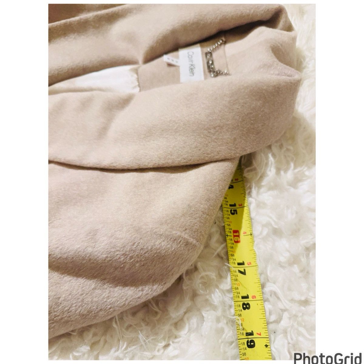 Calvin Klein Calvin Klein Belted Wool Coat Size M / US 6-8 / IT 42-44 - 6 Thumbnail