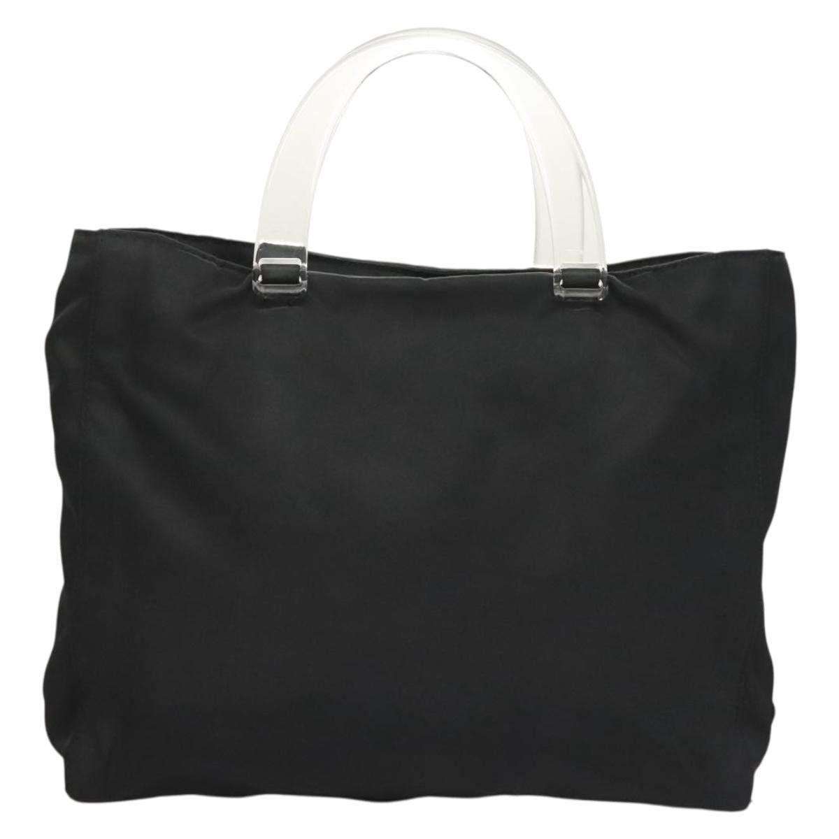 Prada PRADA Hand Bag Nylon Black Clear Size ONE SIZE - 3 Thumbnail