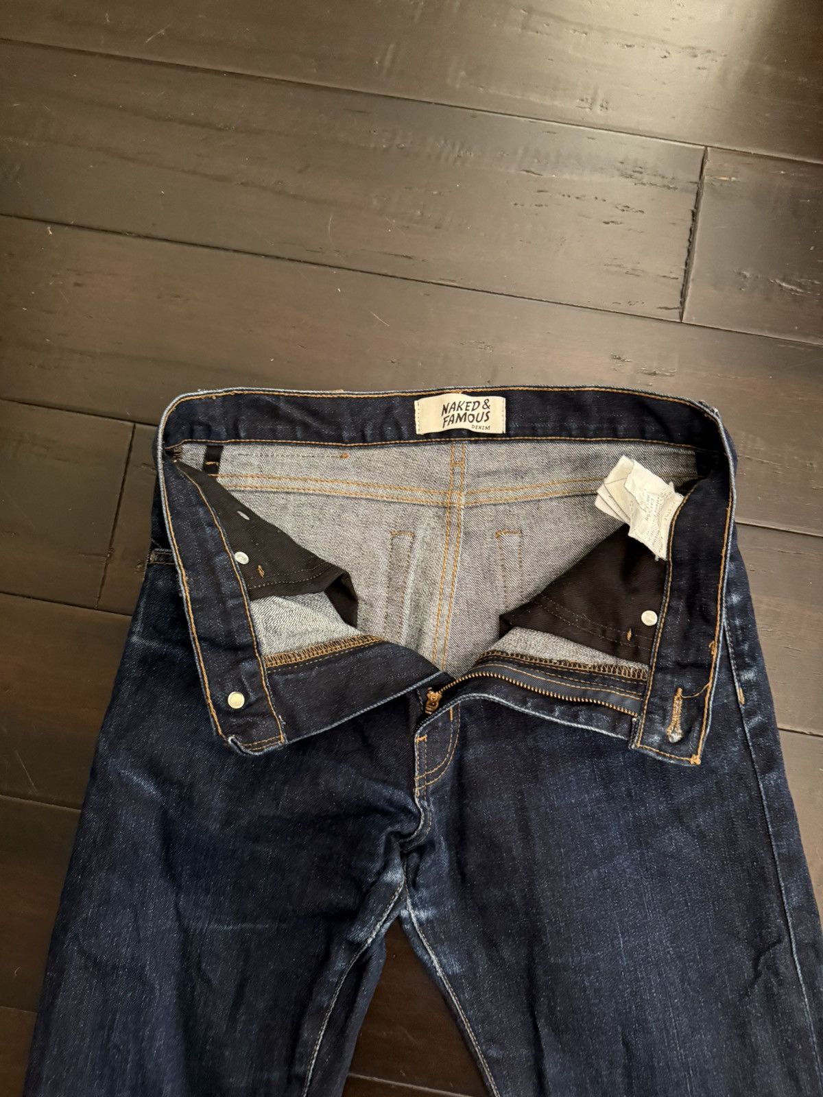 Naked & Famous Naked & Famous Max Nightshade Stretch Selvedge Size 27" / US 4 / IT 40 - 5 Thumbnail