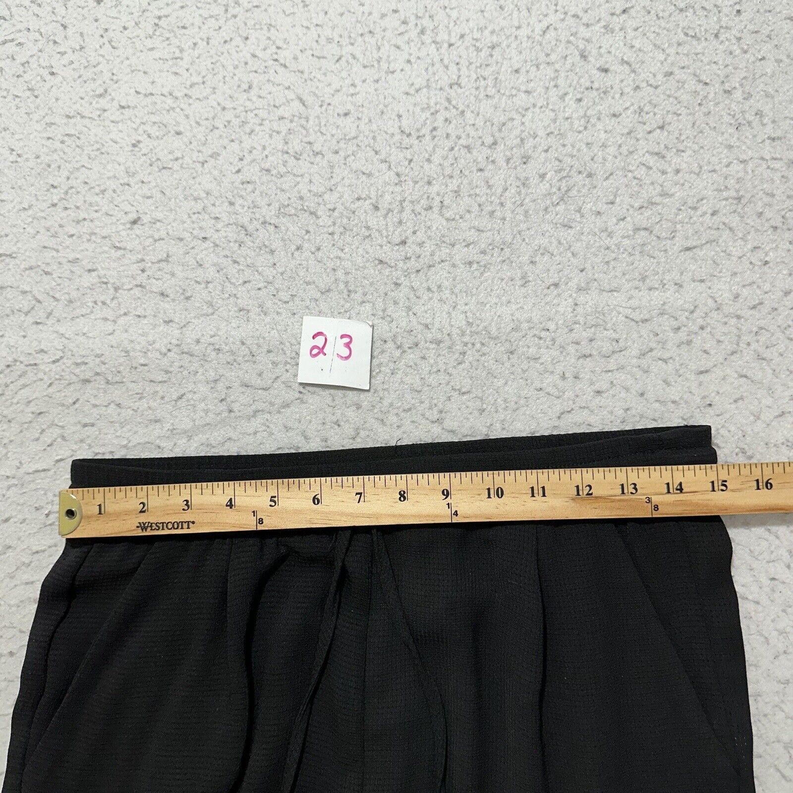 Zara Zara Small Wide Leg Capri Sweatpants Black Lightweight Pants Size 28" / US 6 / IT 42 - 9 Thumbnail