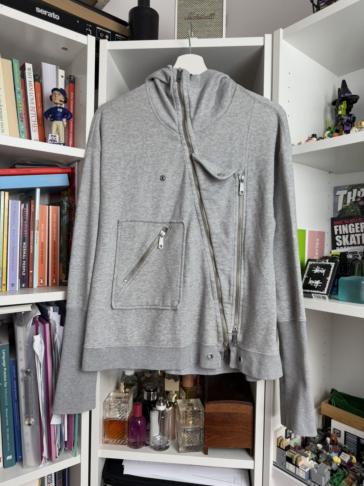 Diesel Vintage y2k Diesel asymmetrical zip zip hoodie XS avantgarde Size US XS / EU 42 / 0 - 1 Thumbnail