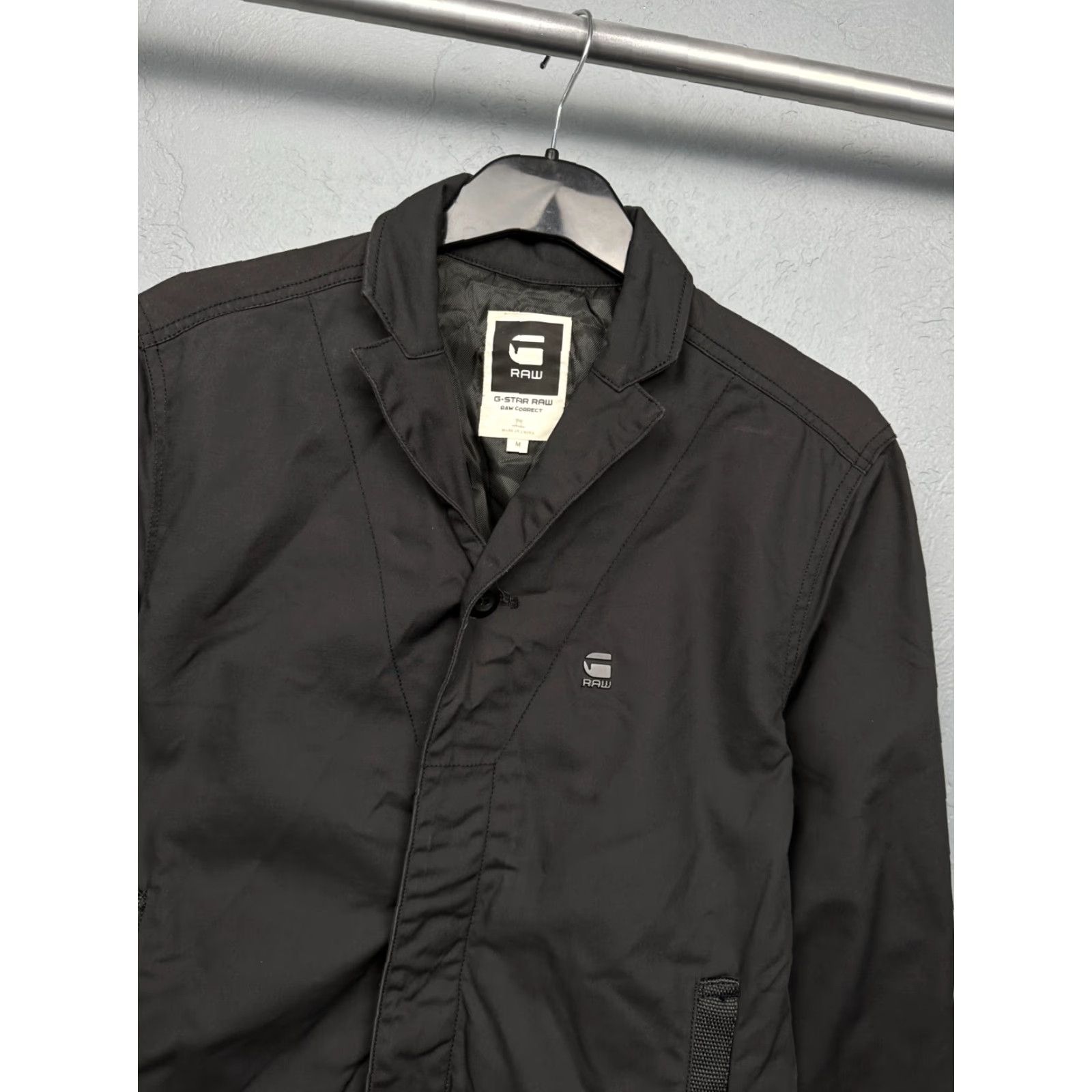 G-Star G Star Raw Mens Jacket Overshirt Lockstart M Beige Windbreaker Mens Jacket Size US M / EU 48-50 / 2 - 2 Thumbnail