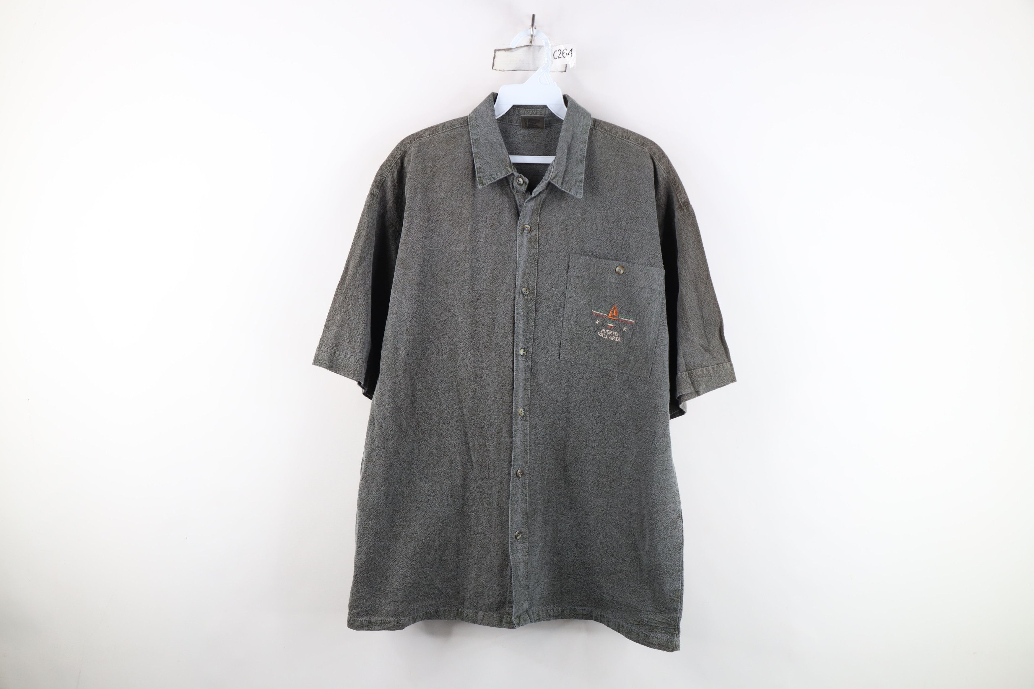 Vintage Vintage Y2K Streetwear Puerto Vallarta Sailing Button Shirt Size US M / EU 48-50 / 2 - 1 Thumbnail