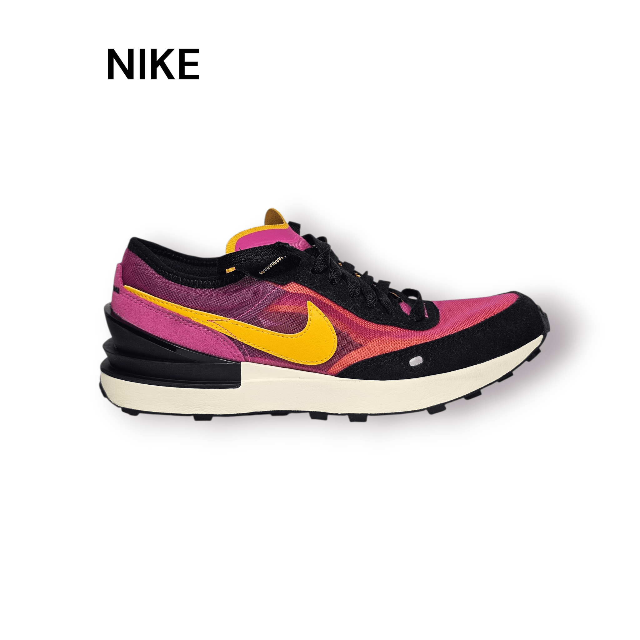Nike Nike Waffle One Active Fuchsia University Gold Black Size US 7.5 / IT 37.5 - 1 Thumbnail