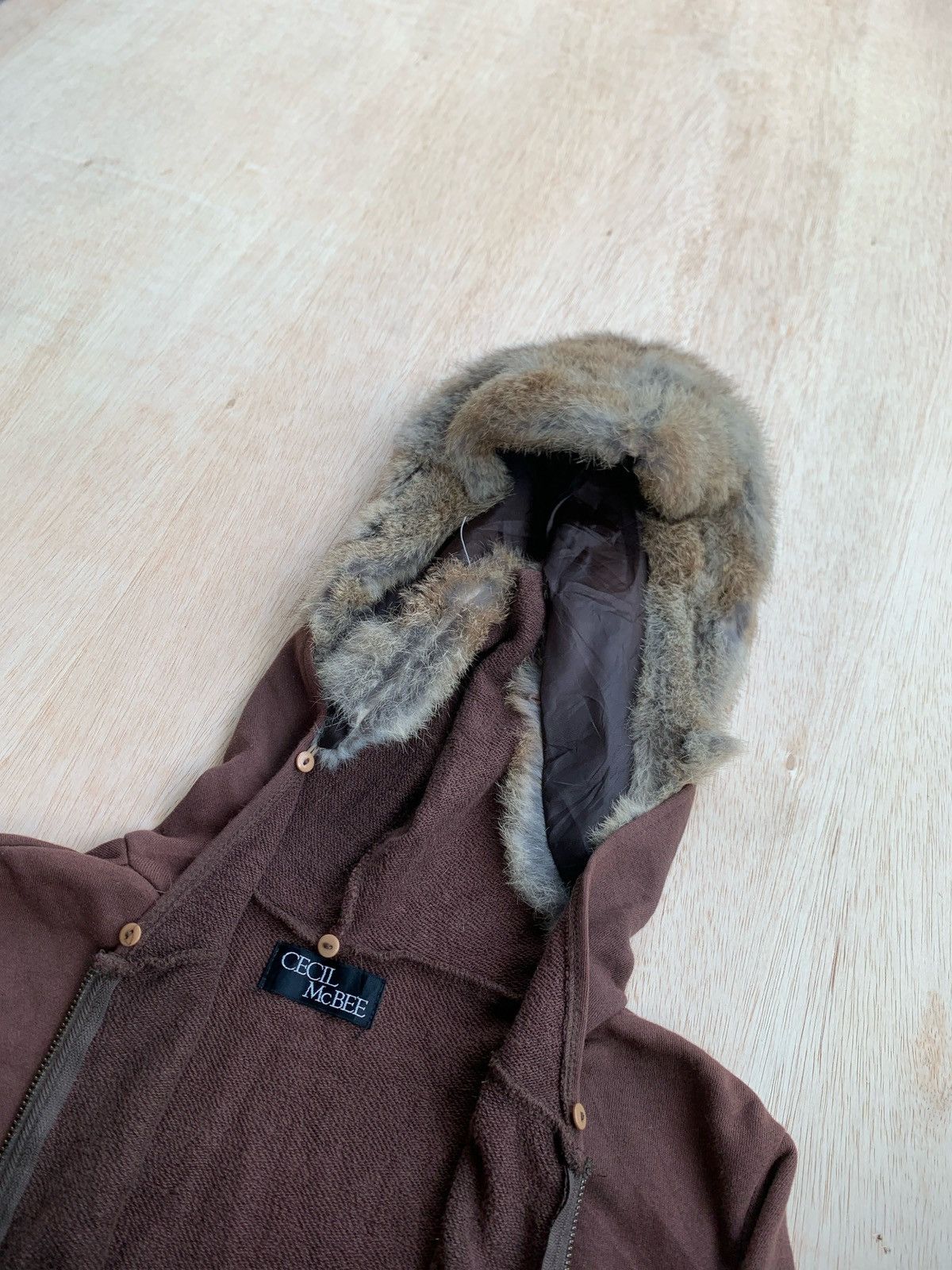 If Six Was Nine × Japanese Brand × Le Grande Bleu (L.G.B.) Cecil Mcbee Fur Hoodie Ifsixwasnine Lgb style Size ONE SIZE - 3 Thumbnail