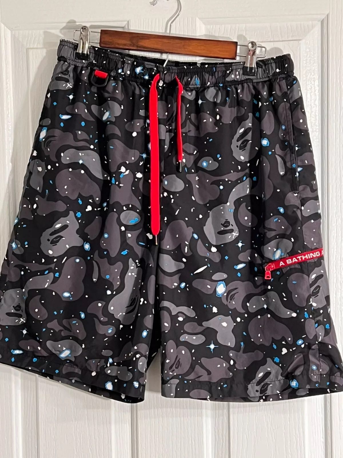 Bape BAPE Camo Board Shorts Swimming Trunk Space Black Large Size US 30 / EU 46 - 1 Thumbnail