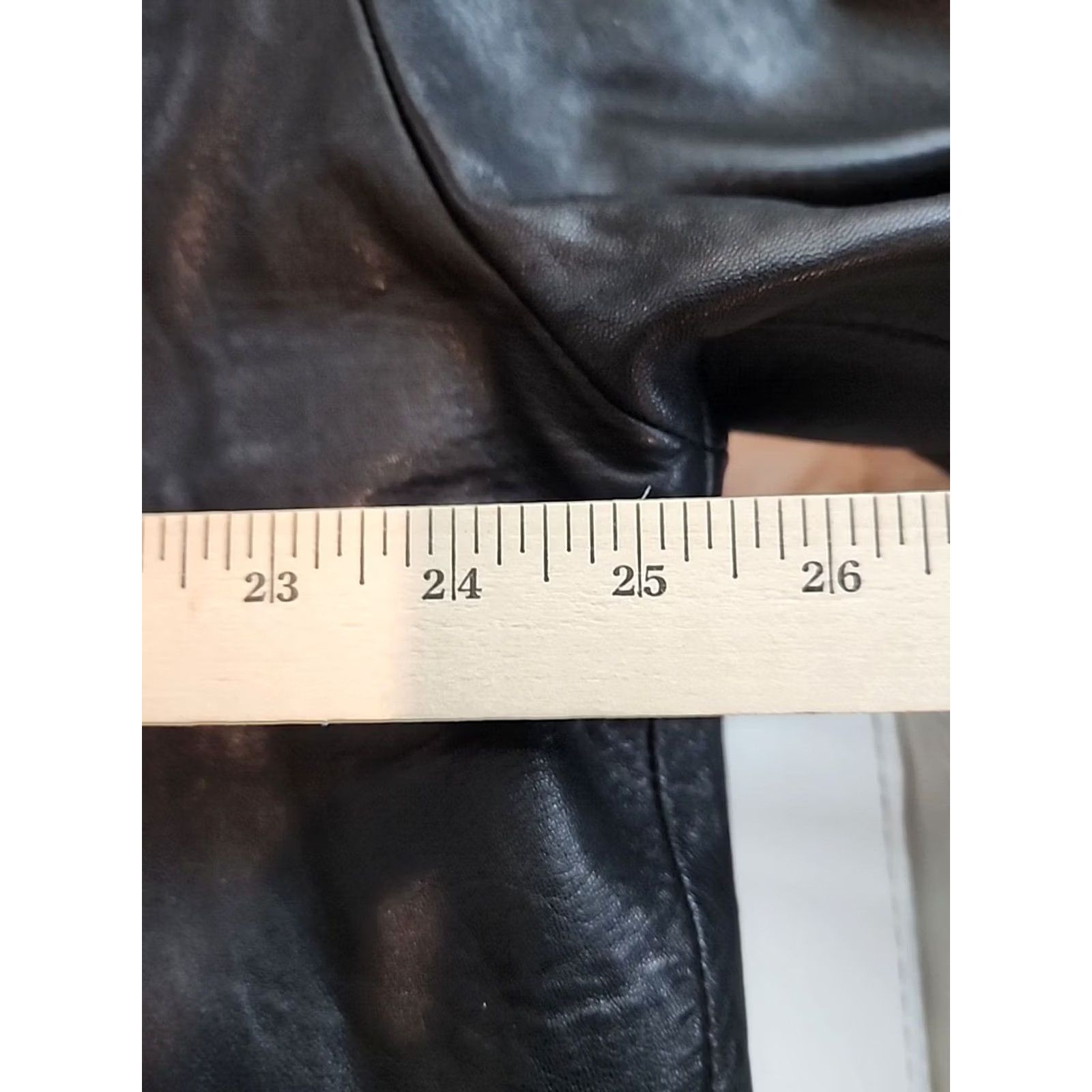 Vintage VINTAGE Remy Leather Jacket Mens Black Button Front Made in USA Coat Size US S / EU 44-46 / 1 - 6 Thumbnail