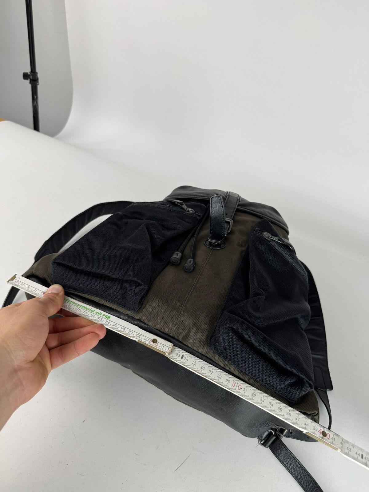 Balenciaga Vintage Balenciaga City Backpack Khaki Navy Size ONE SIZE - 11 Thumbnail
