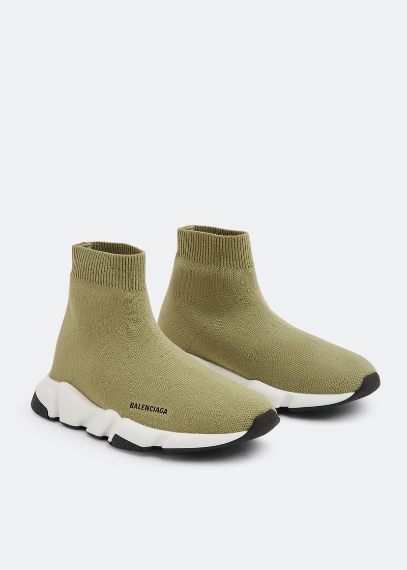 Balenciaga o1bcso1str0625 Size:KIDS 25-26/ Speed Recycled Knit Trainers Size US 5 / EU 37 - 3 Thumbnail