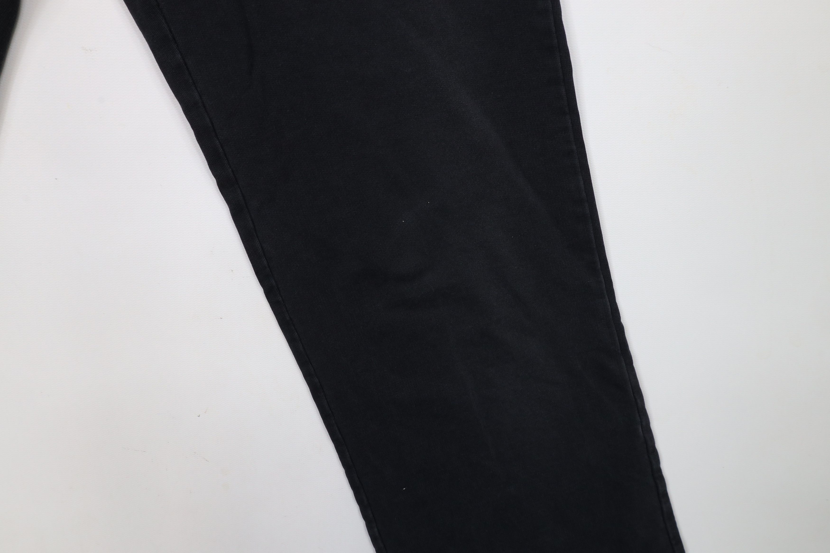 Vintage Vintage 90s Y2K Streetwear Babydoll Wide Leg Pants Black Size 27" / US 4 / IT 40 - 5 Thumbnail