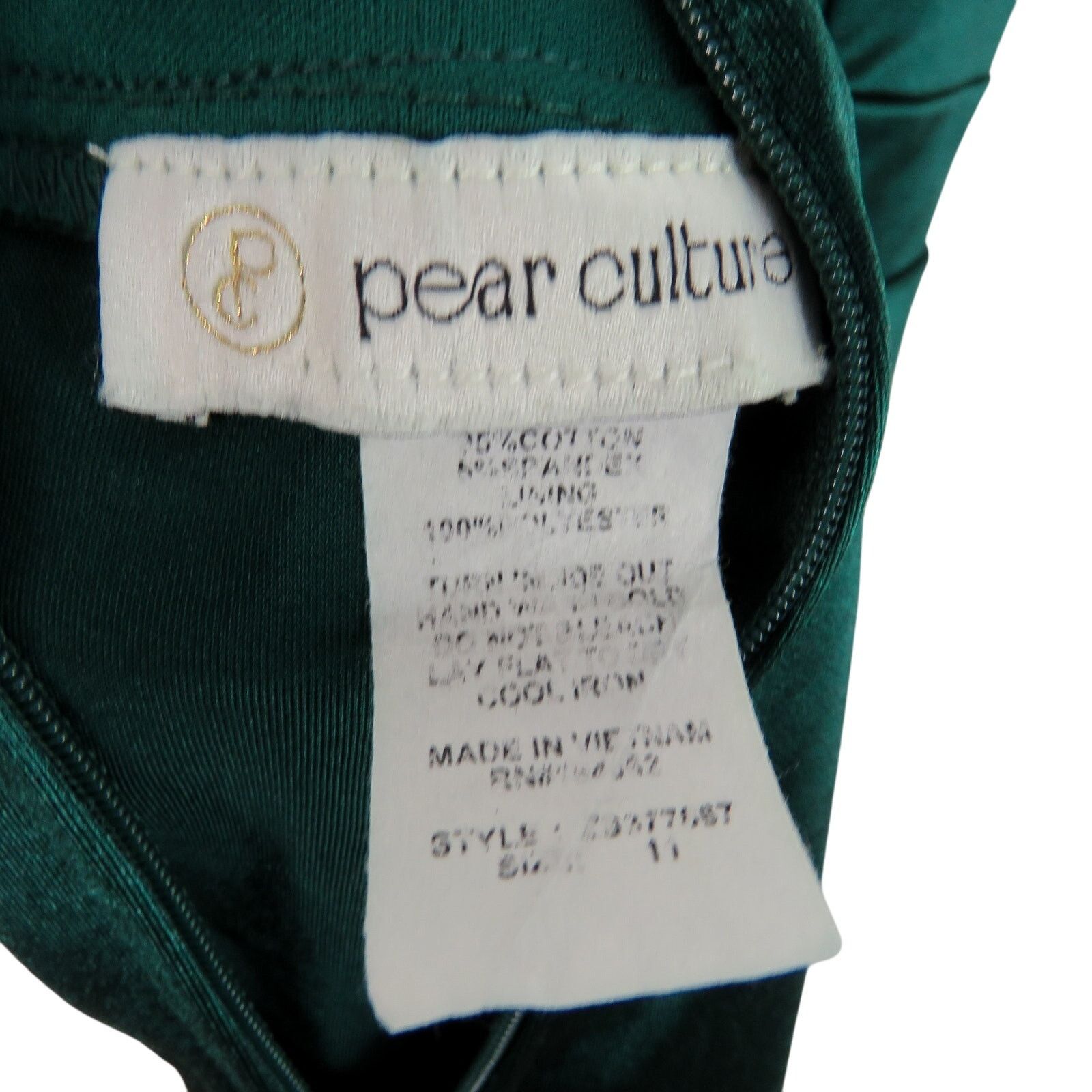 Macys Macy's Emerald Green Satin V-Neck Strap Back Mini Dress 11 Size M / US 6-8 / IT 42-44 - 10 Thumbnail