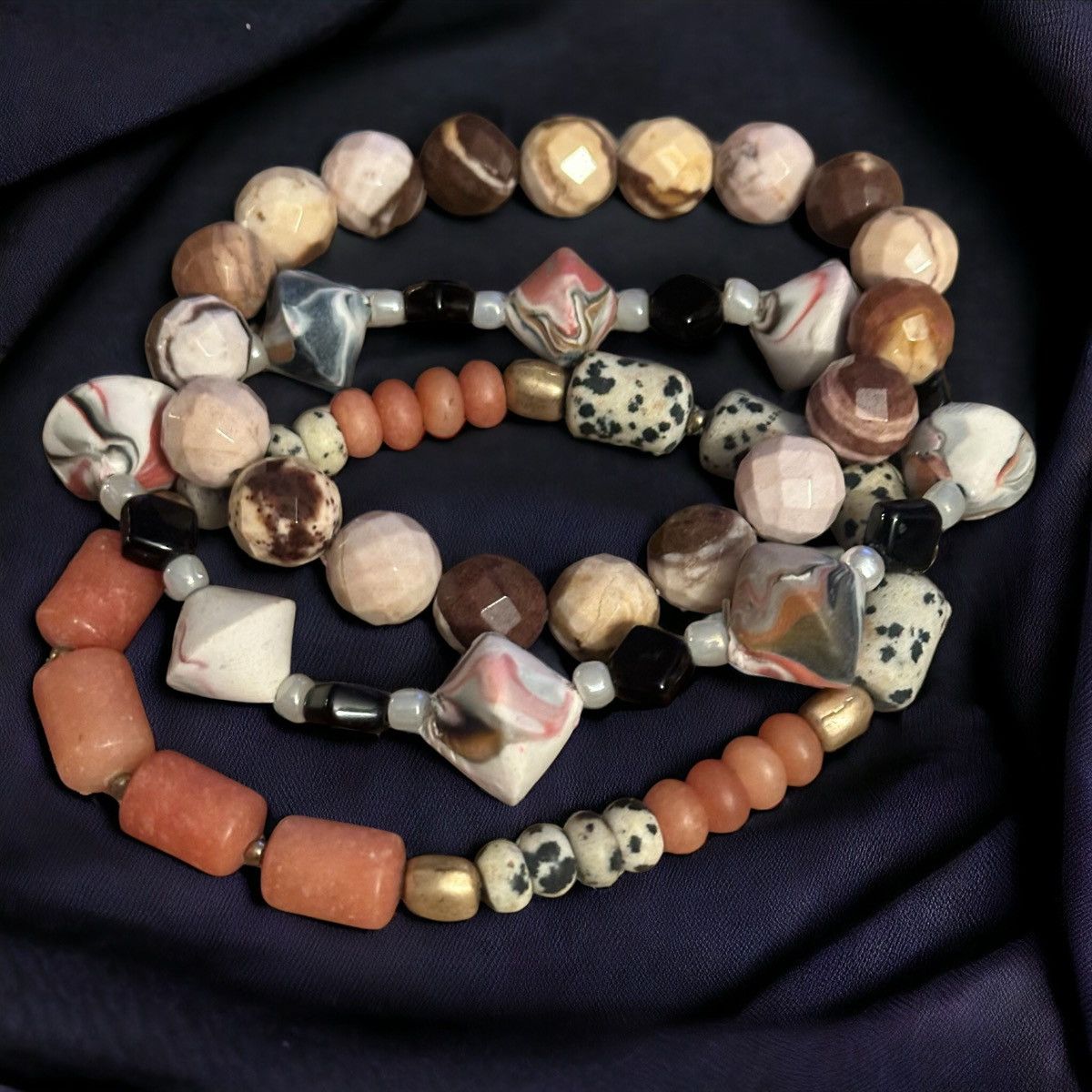 Other Natural stone stretch bead bracelets Size ONE SIZE - 1 Thumbnail
