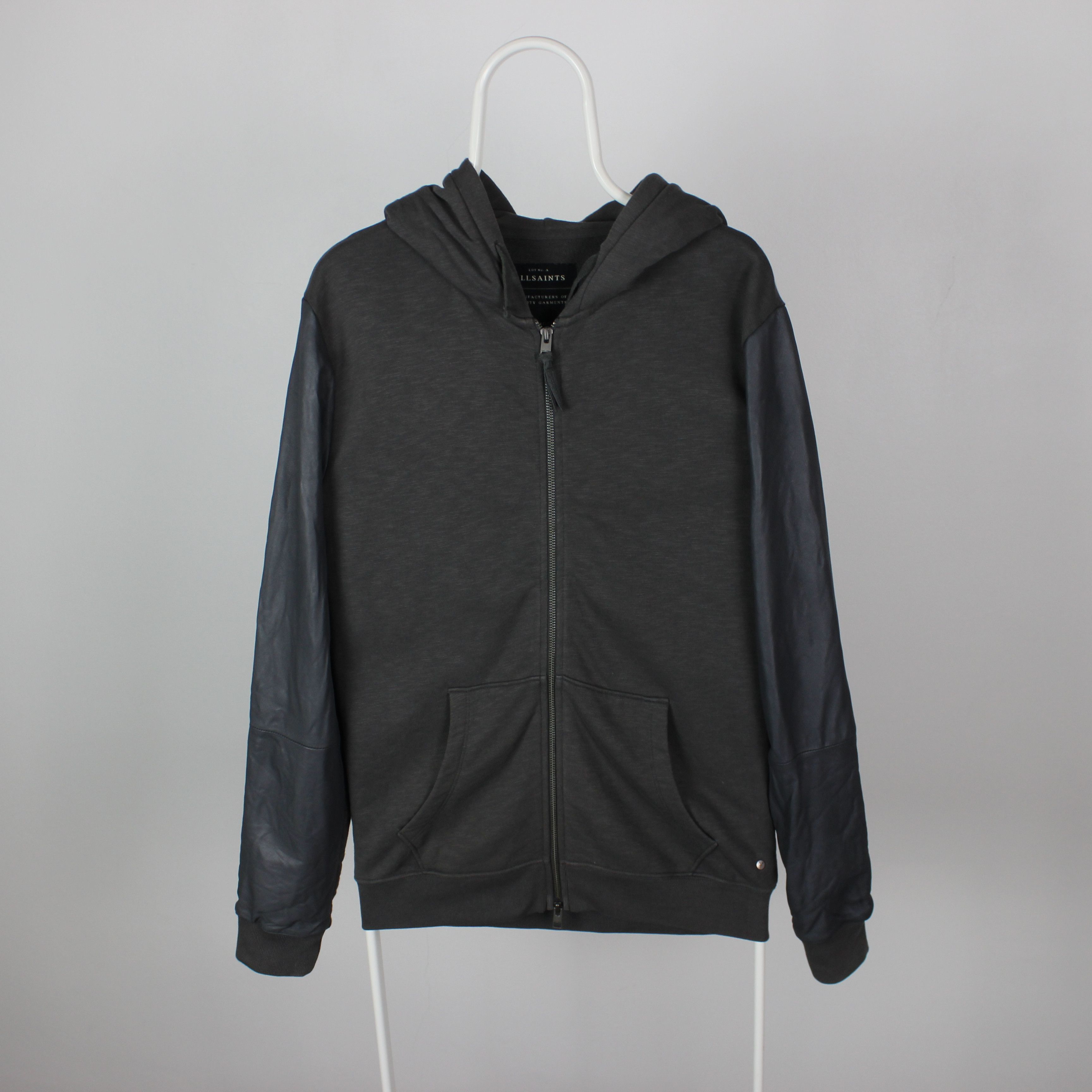 Allsaints allsaints lycan zip hoody men L Gray black Size US L / EU 52-54 / 3 - 3 Thumbnail