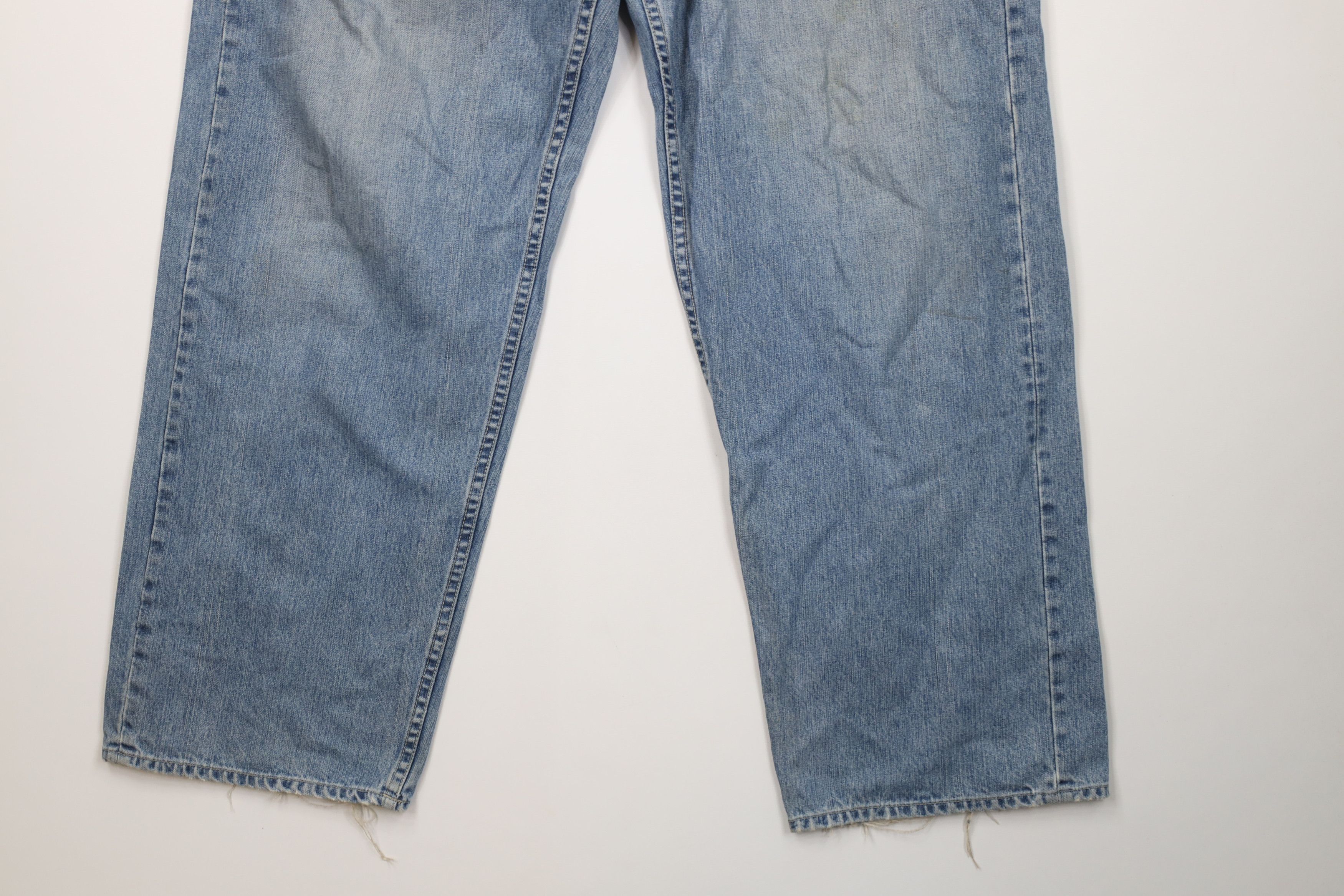Nautica Vintage 90s Y2K Nautica Baggy Wide Leg Denim Jeans Blue Size US 38 / EU 54 - 4 Thumbnail