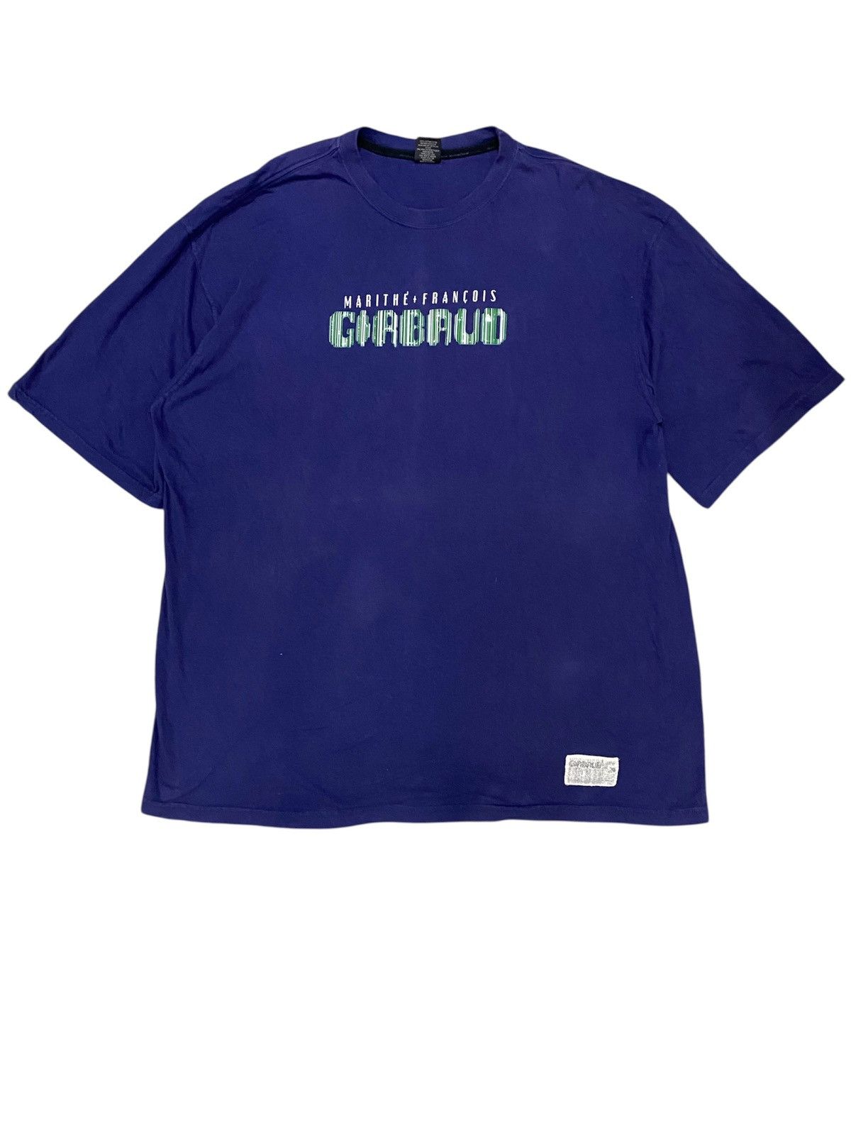 Marithe + Francois Girbaud 1990s MFG 3D logo tee Size US XXL / EU 58 / 5 - 1 Thumbnail