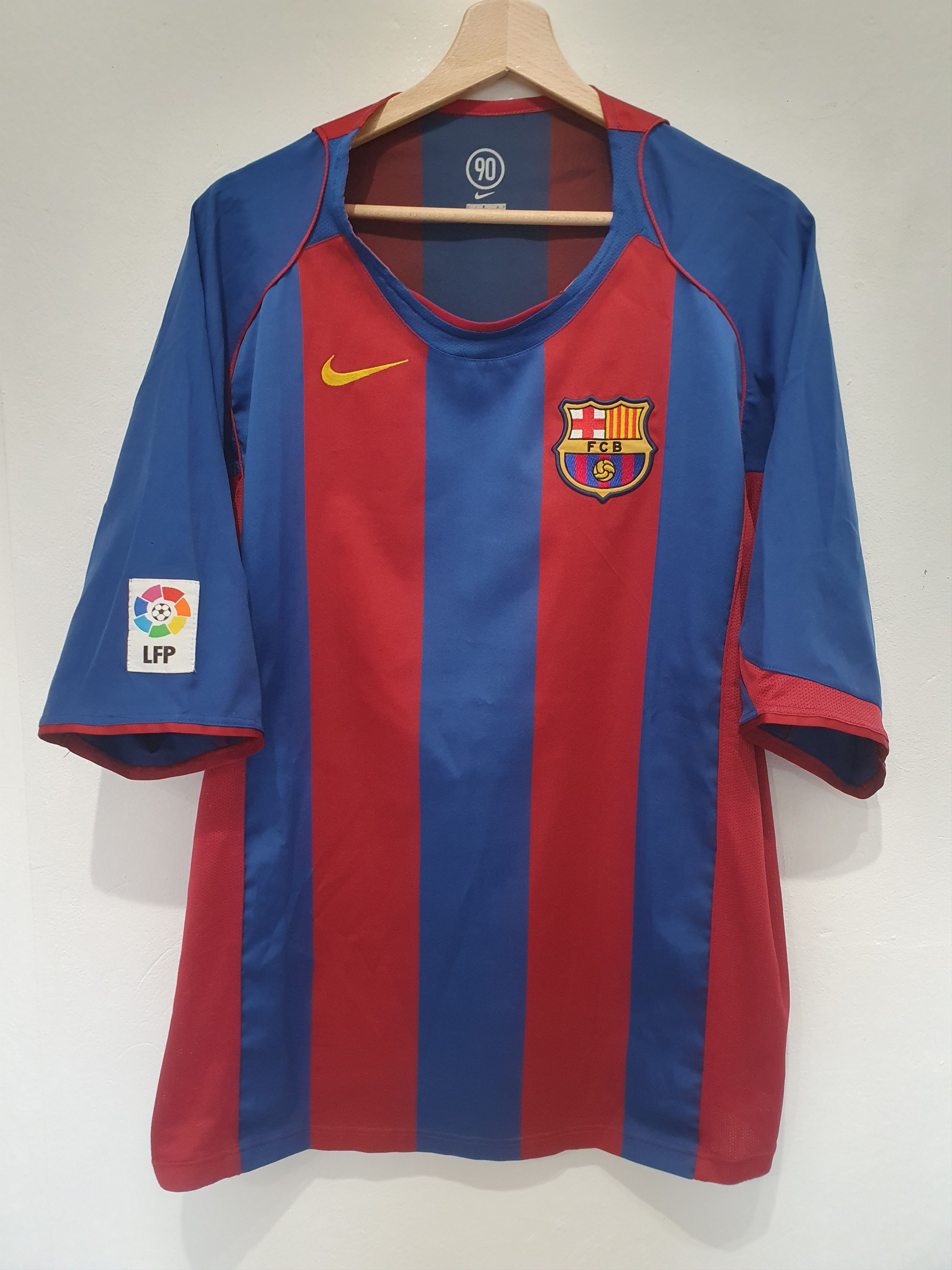 NIKE FC BARCELONA 2004 2006 SIZE XXL 2XL JERSEY SHIRT