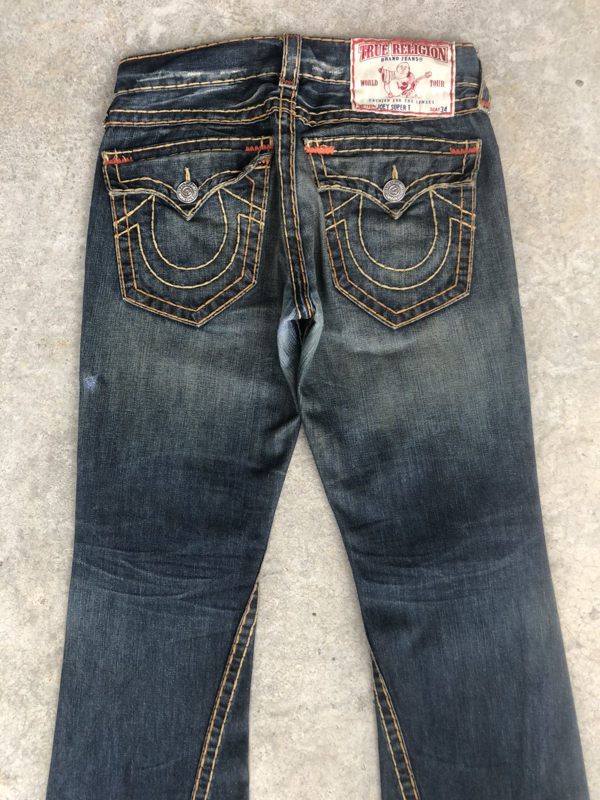 True Religion Vintage True Religion Flared Jeans Distressed Jeans Size US 32 / EU 48 - 8 Thumbnail