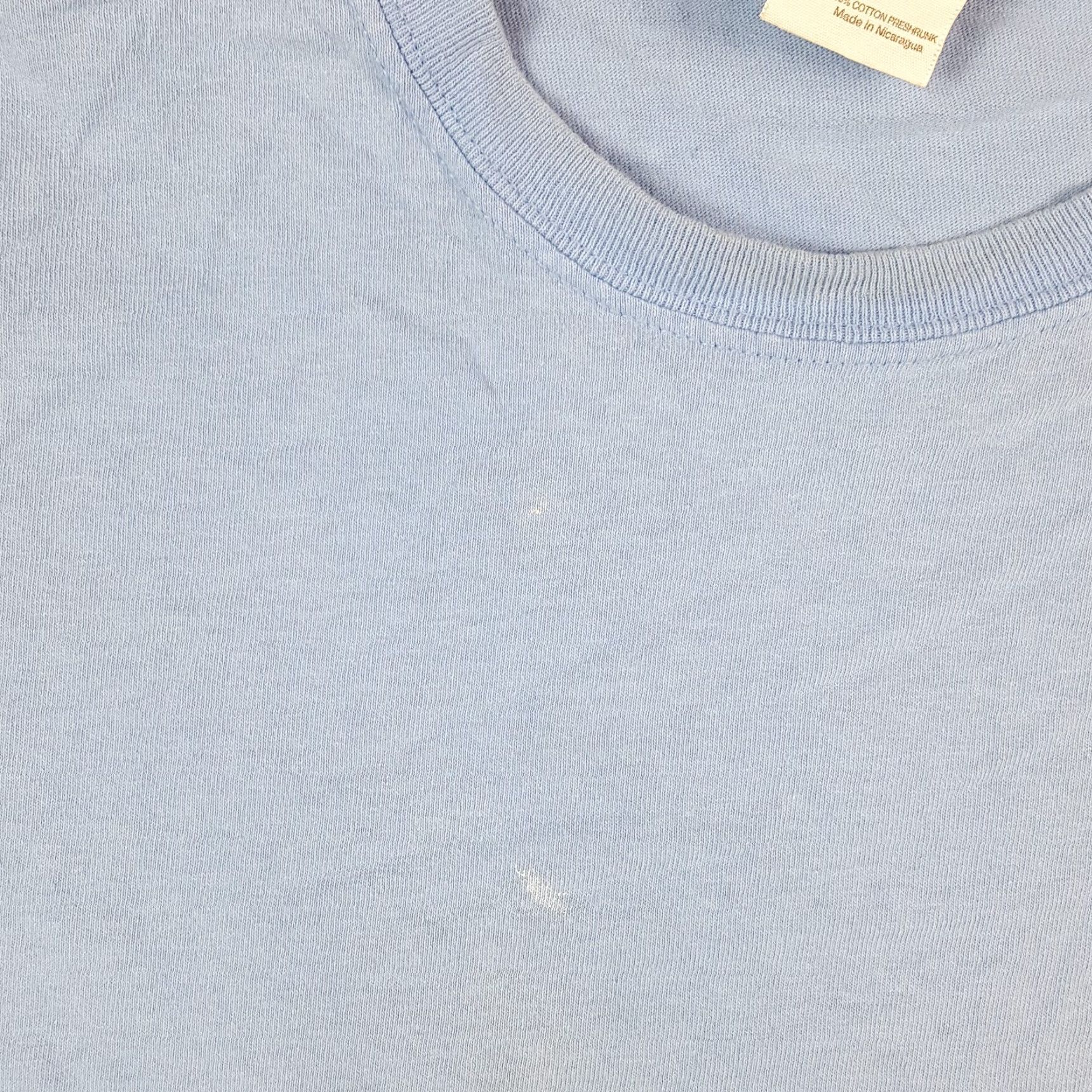 Gildan VINTAGE Gildan Men's T-Shirt - 90s Retro Outdoor Fishing Bass Safari Cotton Blue XL Summer Men's Size US XL / EU 56 / 4 - 5 Thumbnail