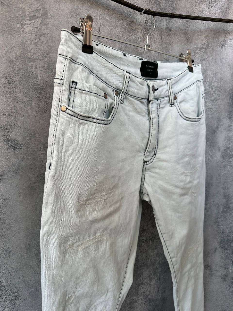 Other Represent Repaired Denim Ice Jeans Distressed Pants Italy Size 32" / US 10 / IT 46 - 4 Thumbnail