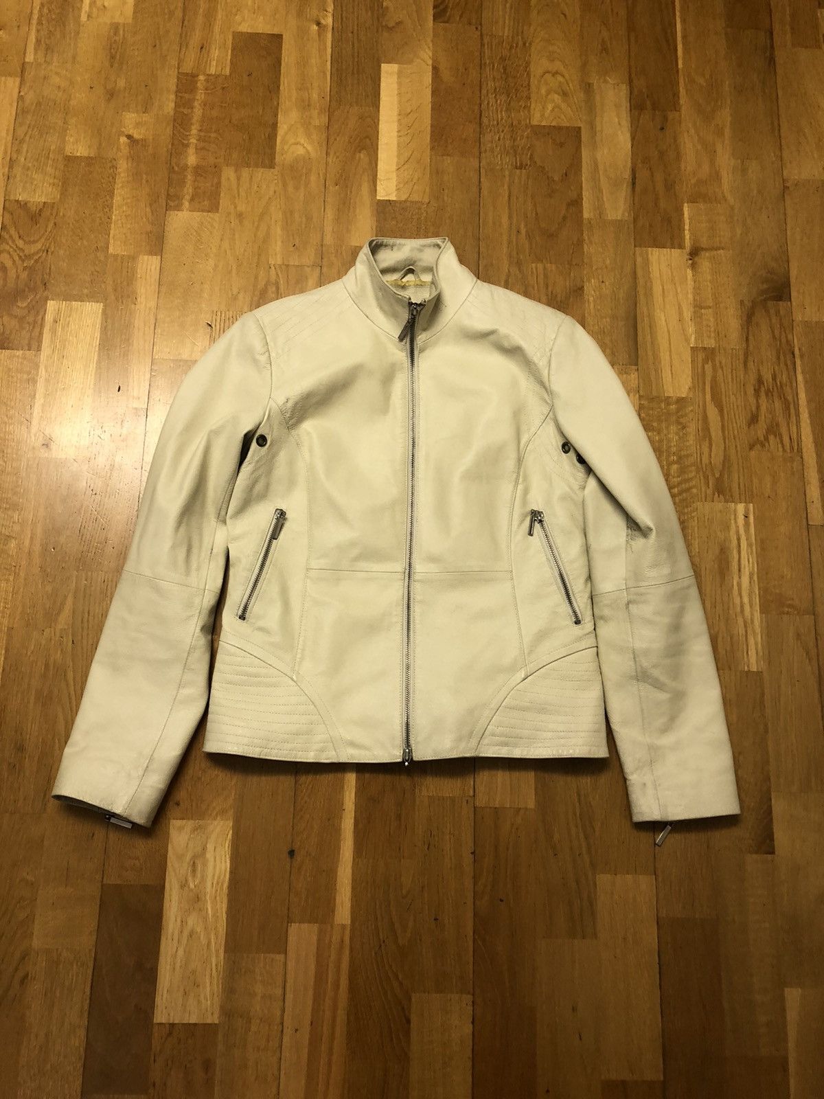 RARE ITALIAN GENUINE LEATHER QUALITY BIKER JACKET