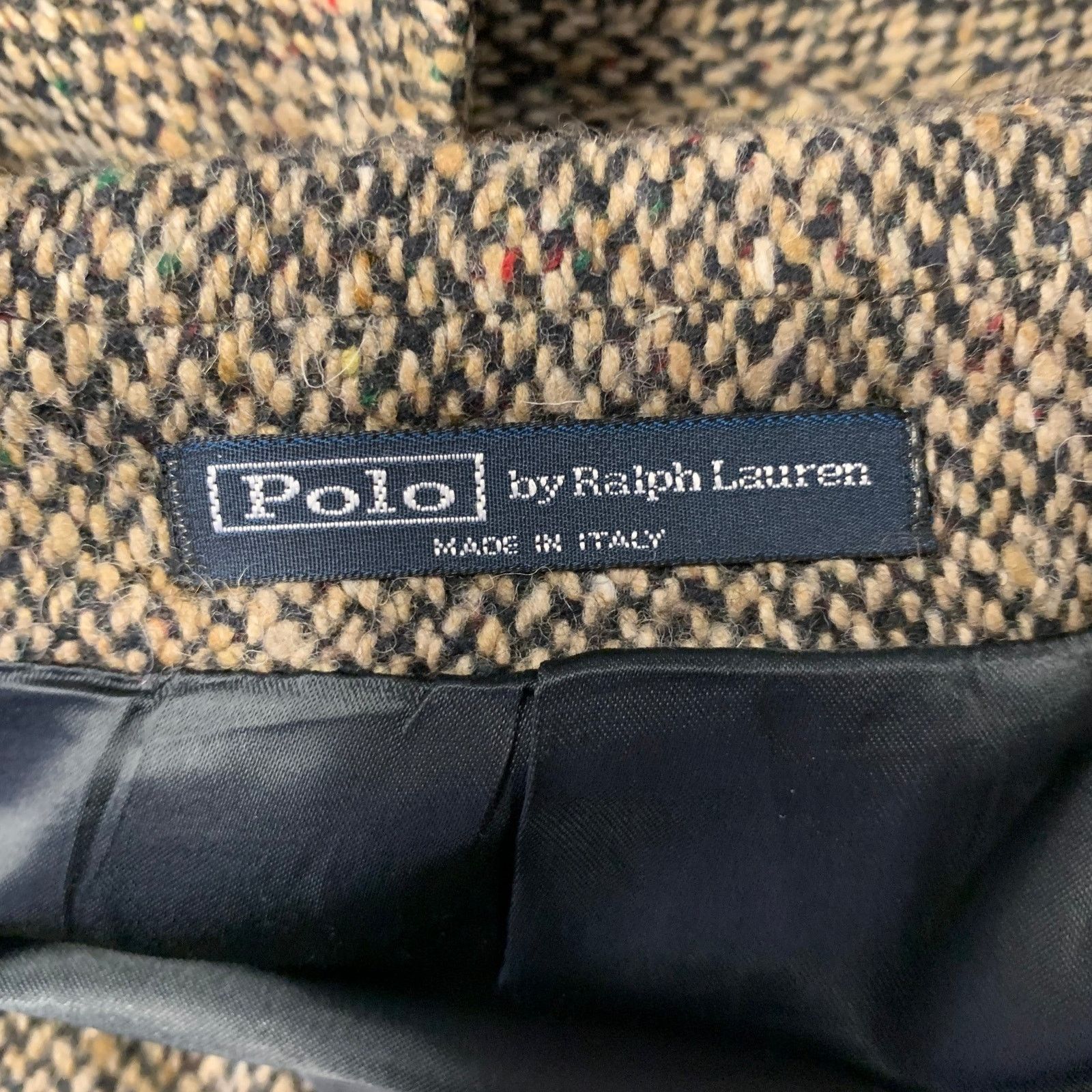 Ralph Lauren RALPH LAUREN Size 44 Tan Black Wool Hidden Placket Coat Size US S / EU 44-46 / 1 - 6 Thumbnail