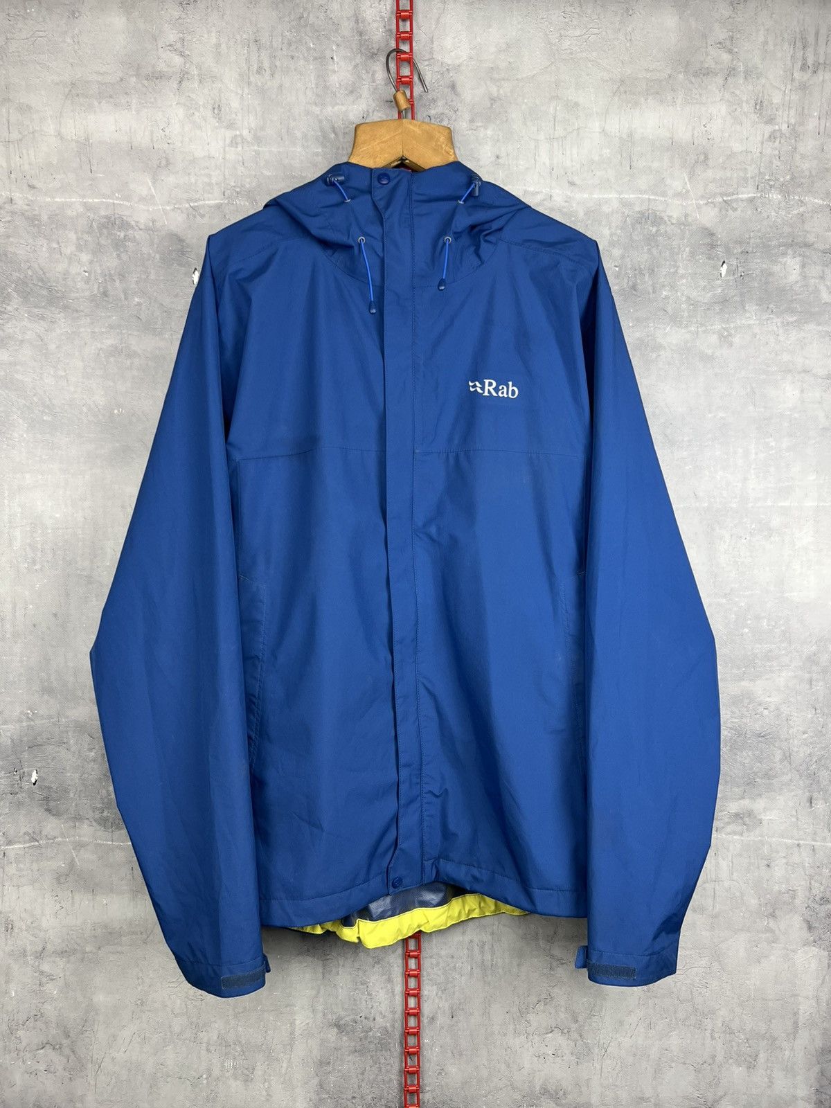 Rab RAB Men's Downpour Eco Hooded Jacket Blue Size XL Size US XL / EU 56 / 4 - 1 Thumbnail