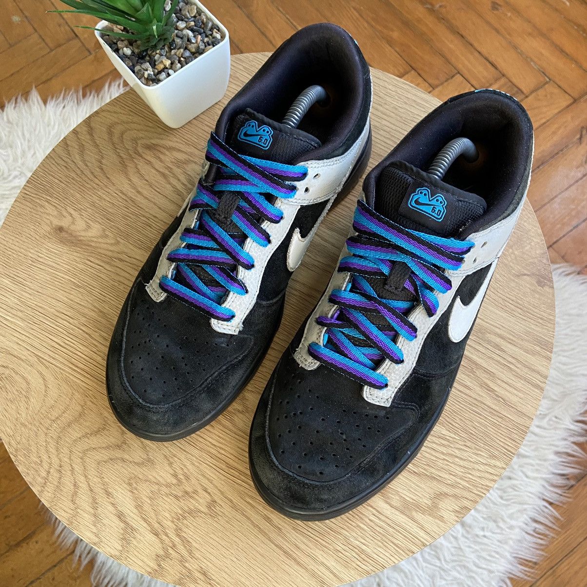 Nike × Vintage 📌 2008 Nike Dunk Low 6.0 Black Vintage Size US 8 / EU 41 - 3 Thumbnail