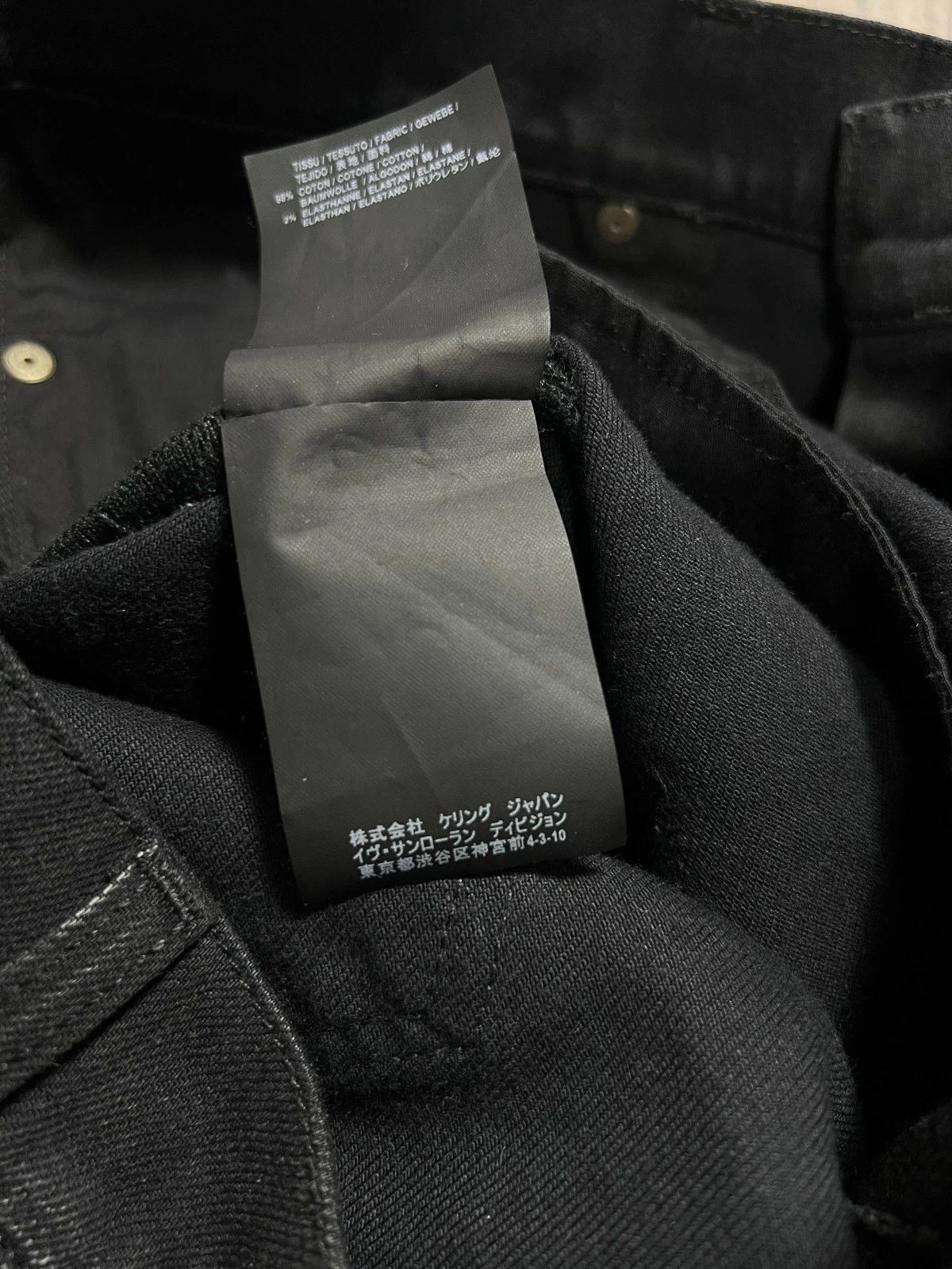 Saint Laurent Paris Saint laurent SLP Faded Black D02 Whisker Denim Hedi Slimane Size US 32 / EU 48 - 8 Thumbnail