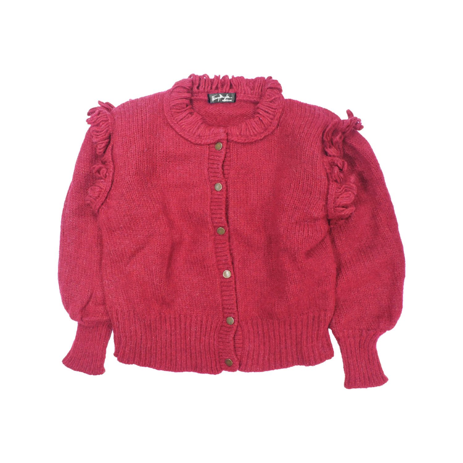 Thierry Mugler THIERRY MUGLER EDITION HAIR KNIT CARDIGAN JACKET Size M / US 6-8 / IT 42-44 - 1 Thumbnail