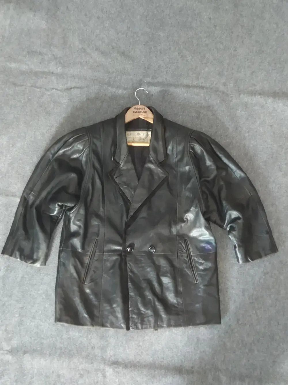 Vintage Vintage Harajuku Mother Tokyo Japan Leather Jacket Size US XL / EU 56 / 4 - 1 Thumbnail