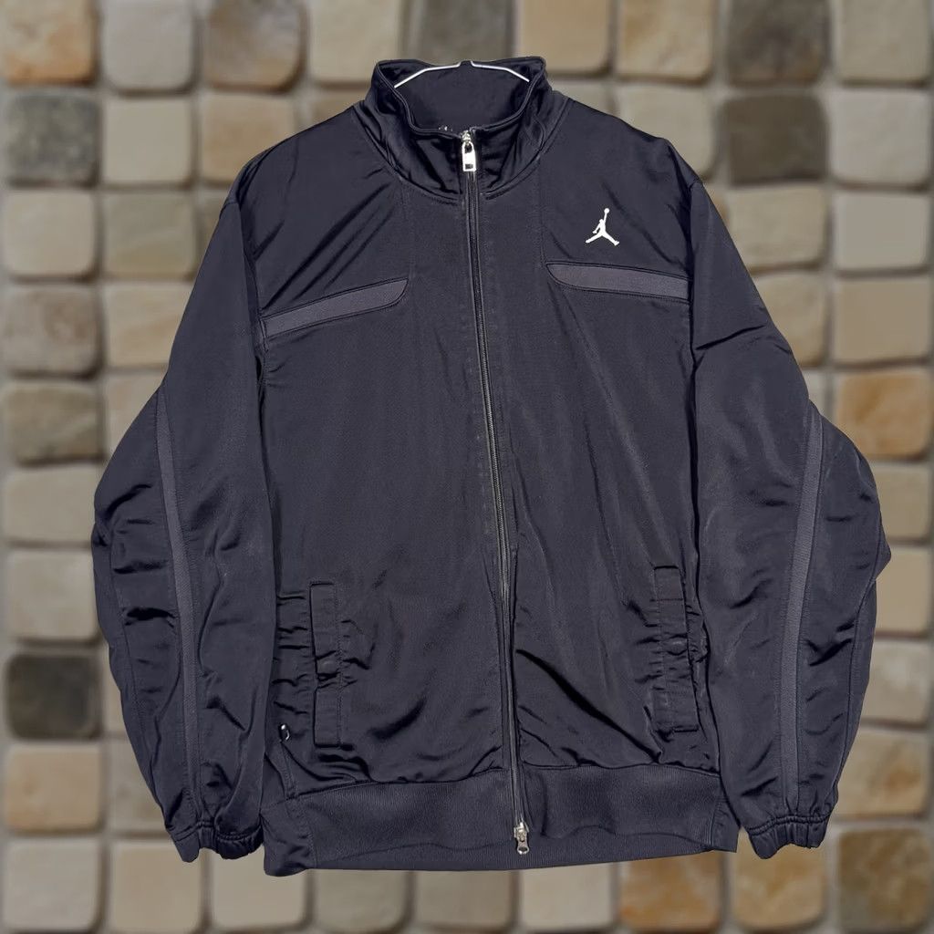 Jordan Brand Jordan Jacket Mens L Full Zip Track Knit Jumpman Air Basketball Athletic Nike Shirt Hoodie? Size US L / EU 52-54 / 3 - 1 Thumbnail
