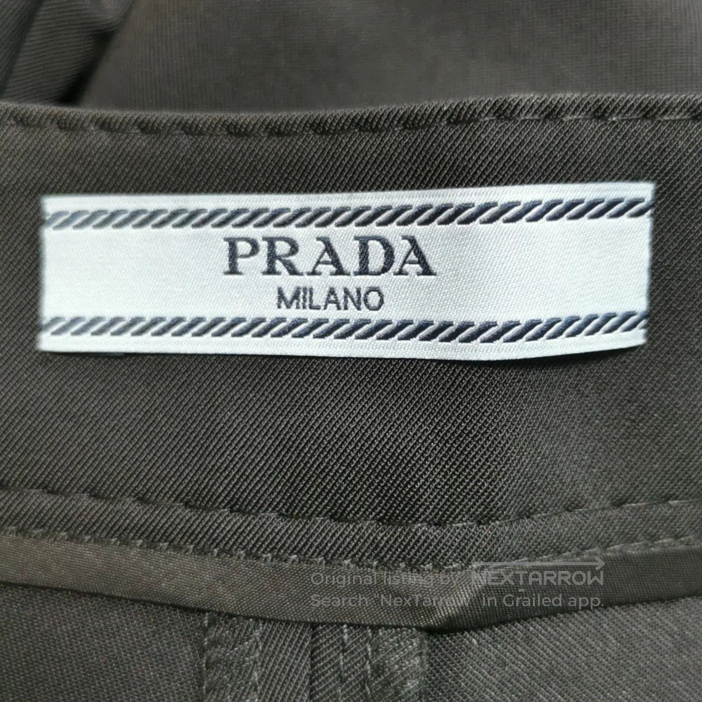 Prada Prada Black Straight Leg Pants Size 38 . Size 37" - 6 Thumbnail