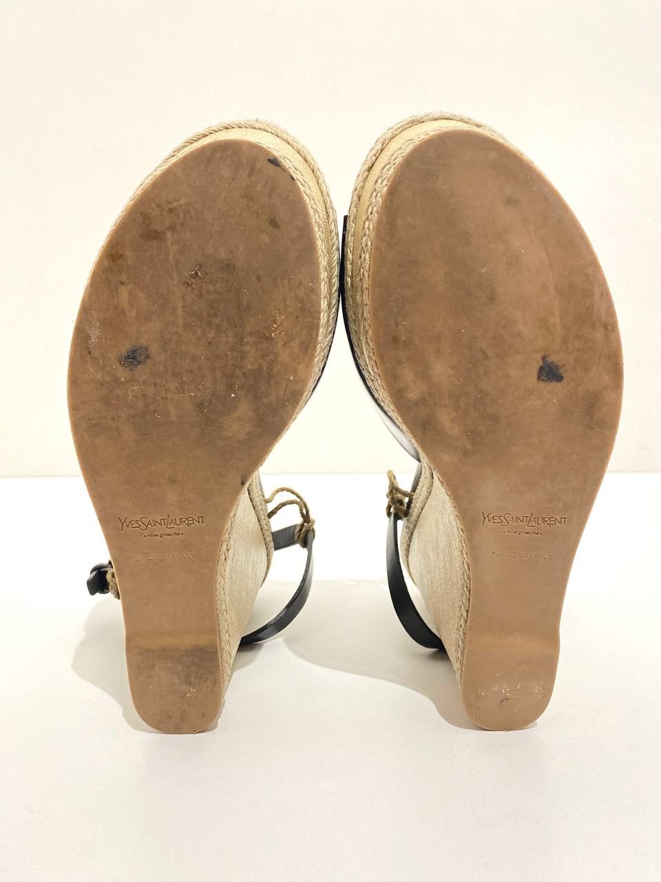 Yves Saint Laurent Yves Saint Laurent YSL Platform Sandals Leather High Heels Size US 8 / IT 38 - 13 Thumbnail