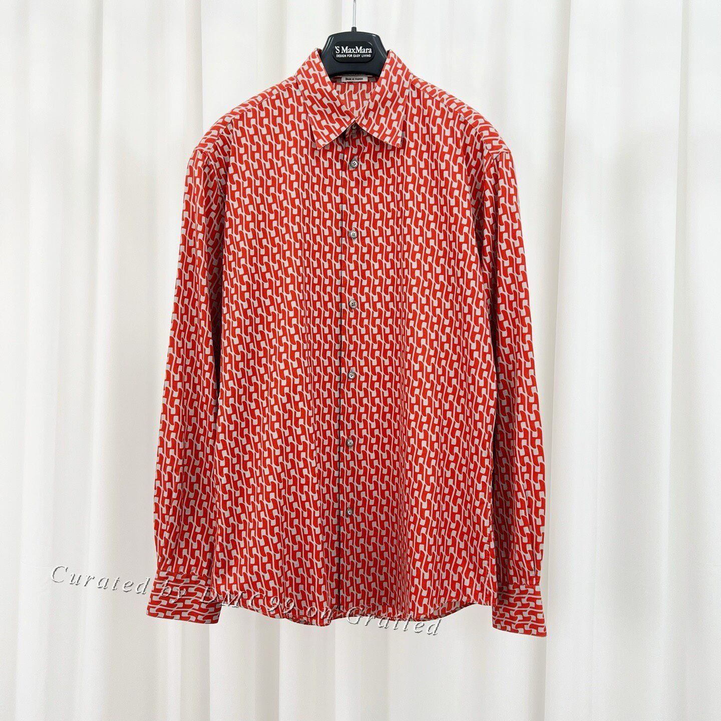 Hermes Hermes All-Over Letter Print Shirt Jacket Size US M / EU 48-50 / 2 - 1 Thumbnail