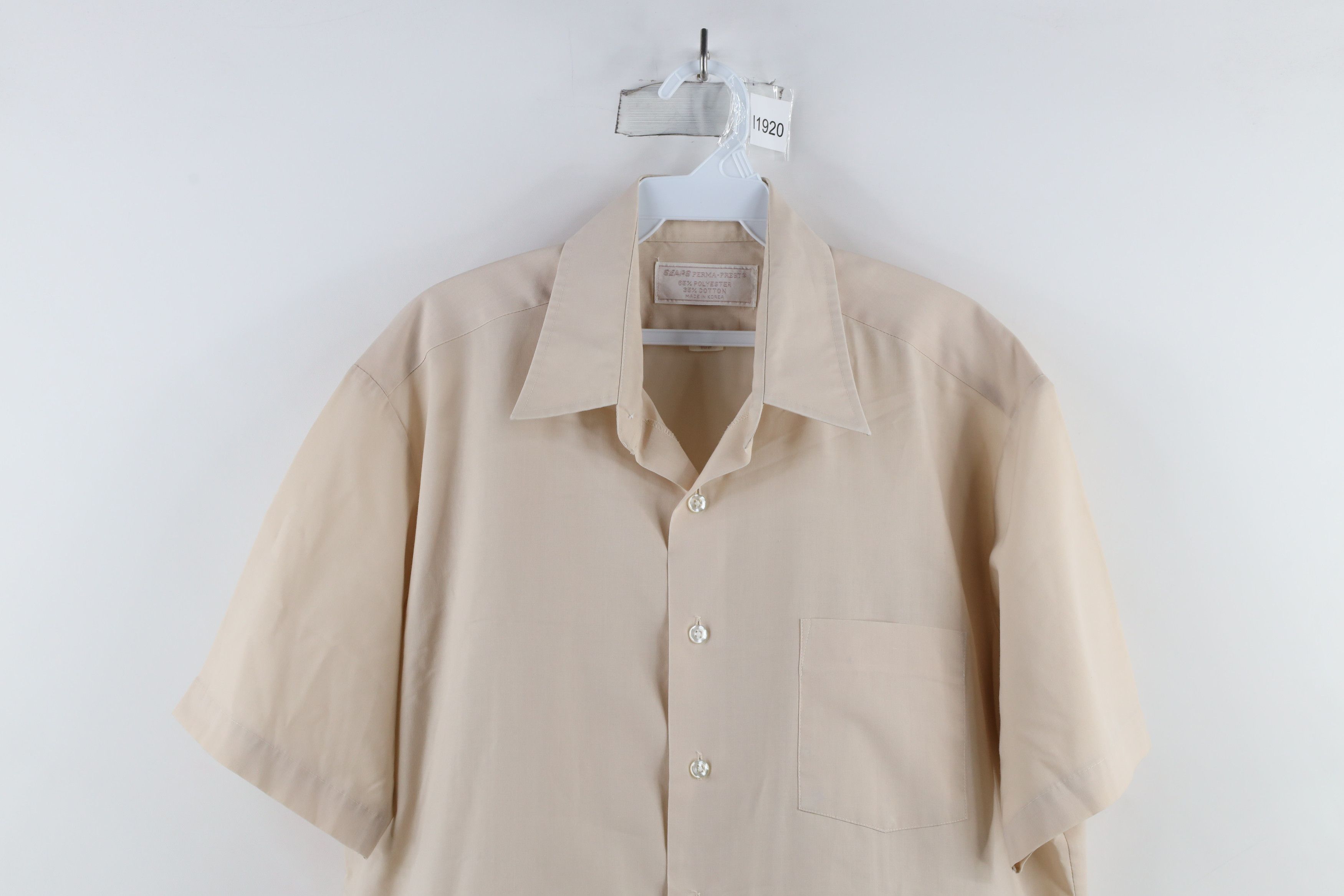 Vintage Vintage 70s Streetwear Short Sleeve Collared Button Shirt Size US L / EU 52-54 / 3 - 2 Thumbnail