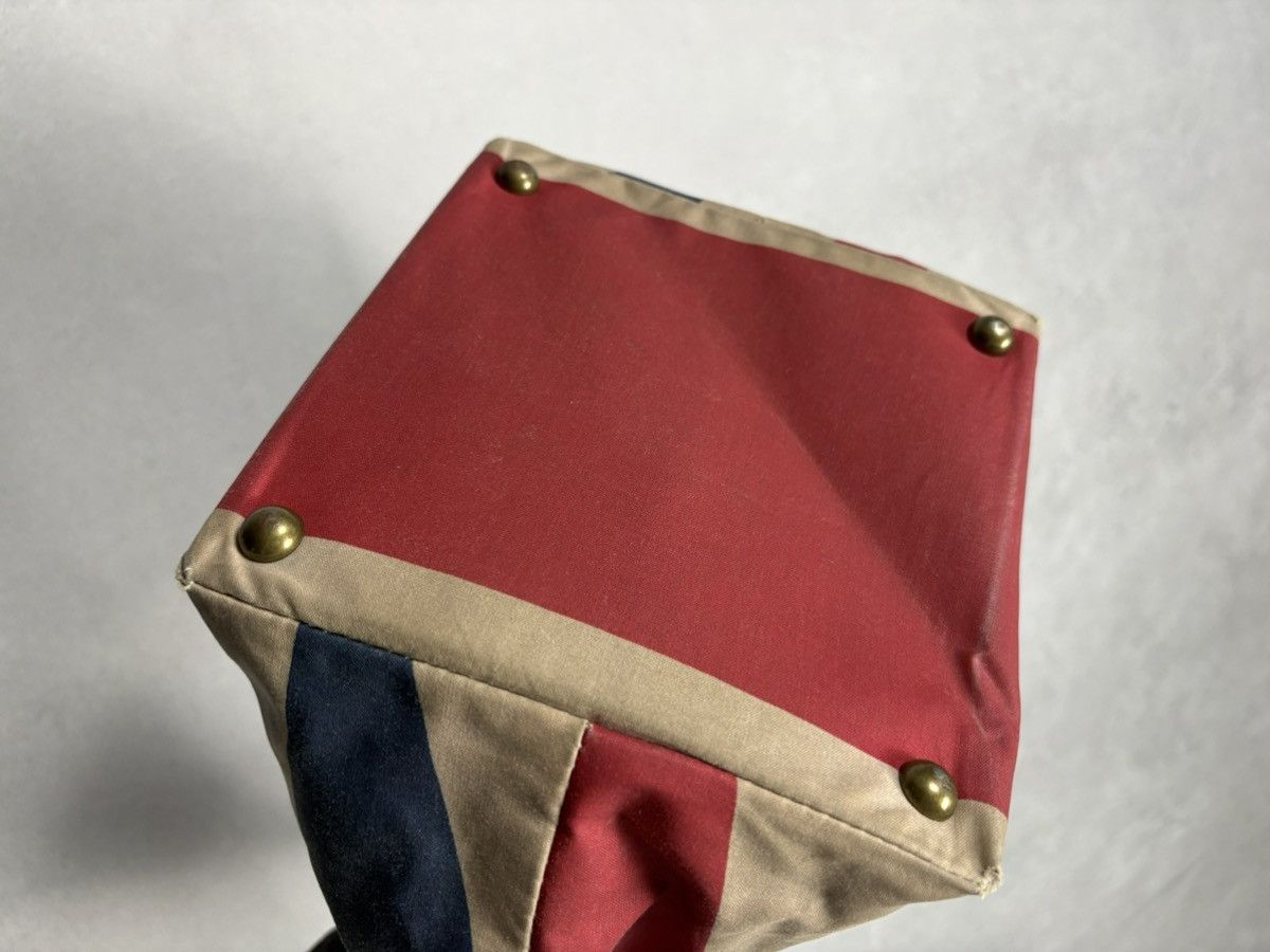 Barbour Barbour Waxed Cotton & Leather Mini Tote Bag England Flag Size ONE SIZE - 5 Thumbnail